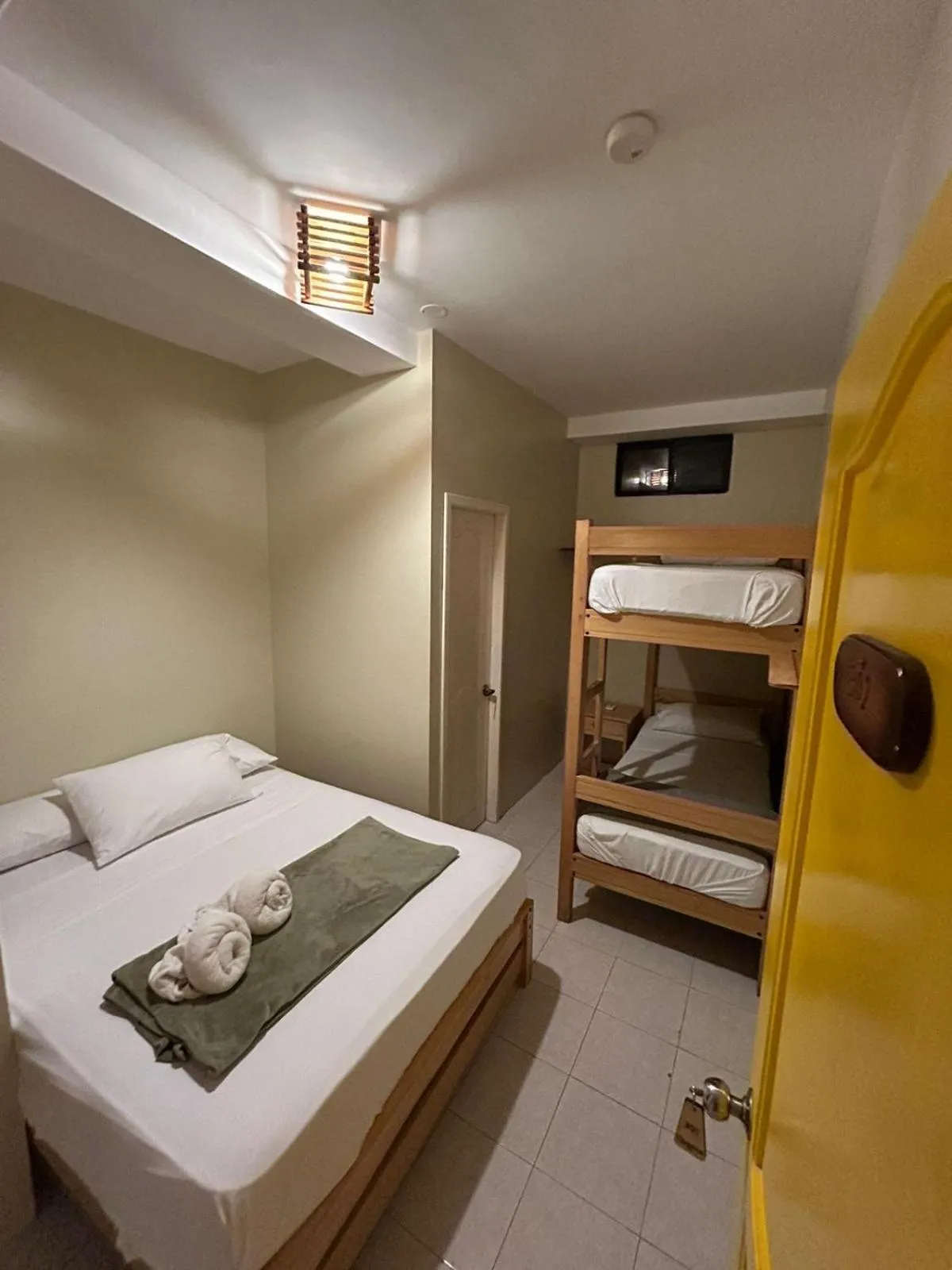 Bed in Chescos Hotel