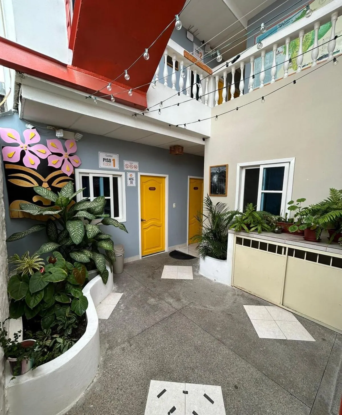 Patio in Chescos Hotel