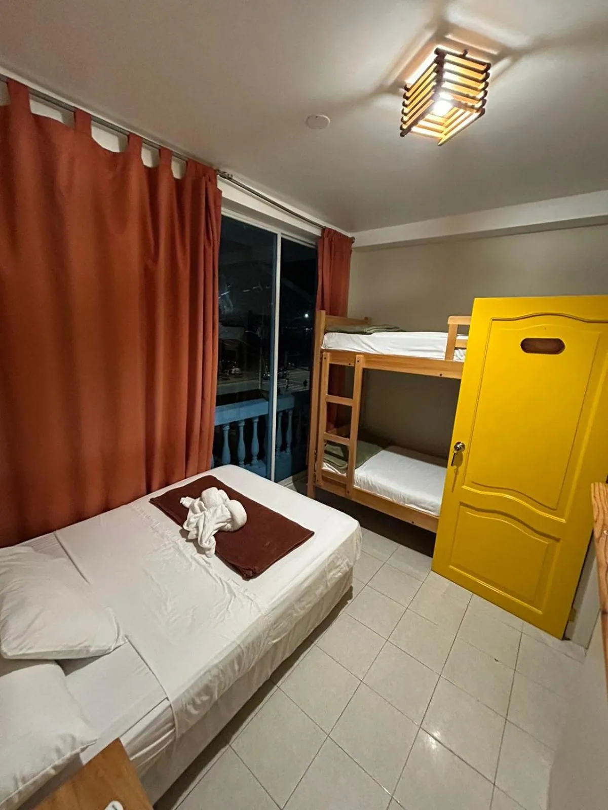 Bed in Chescos Hotel