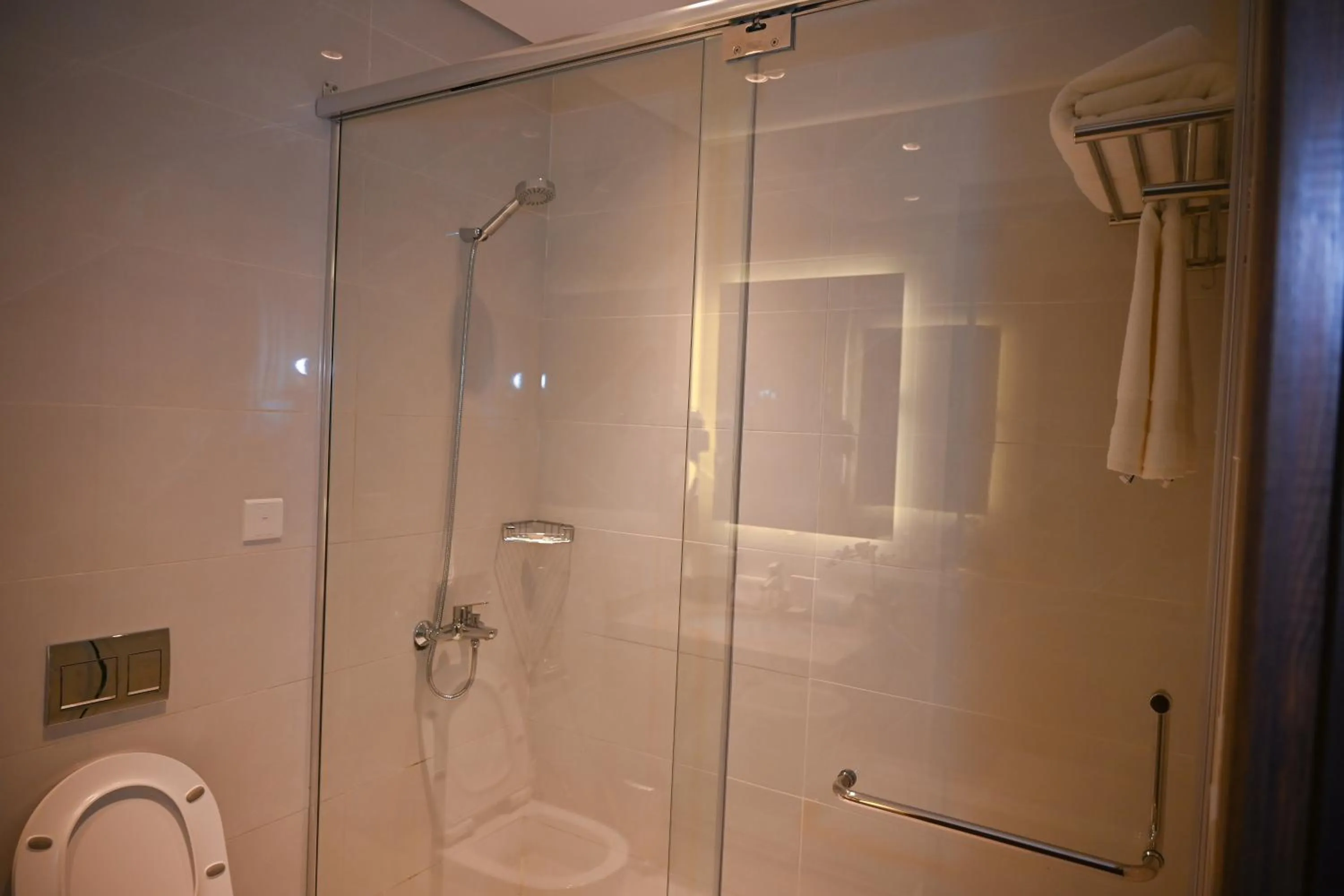 Shower in Savoye Hotel