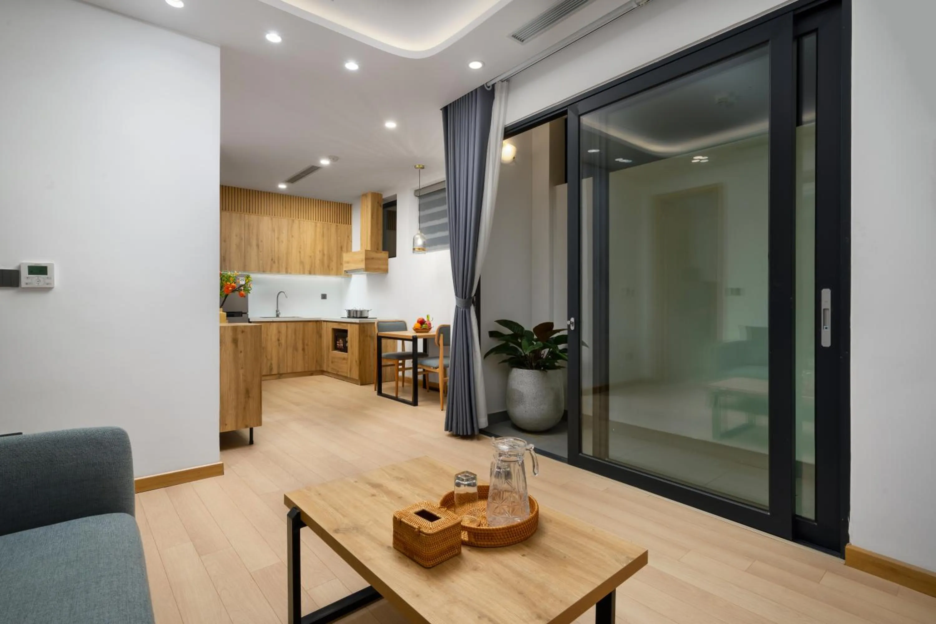 stove in The Galaxy Home Doi Can Hotel and Apartment