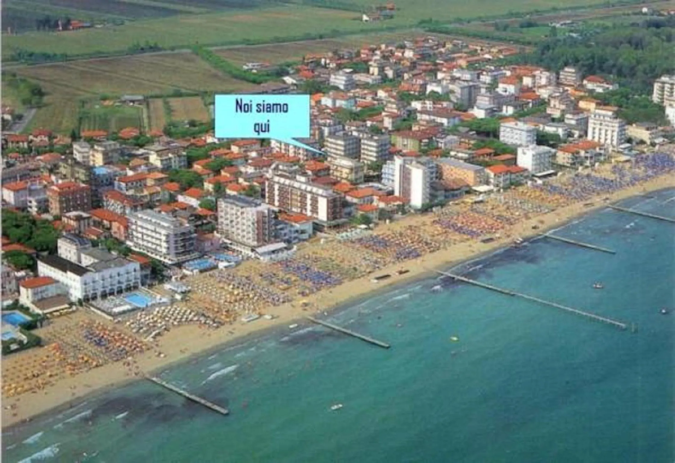 Bird's eye view in Pensione Villa Joli