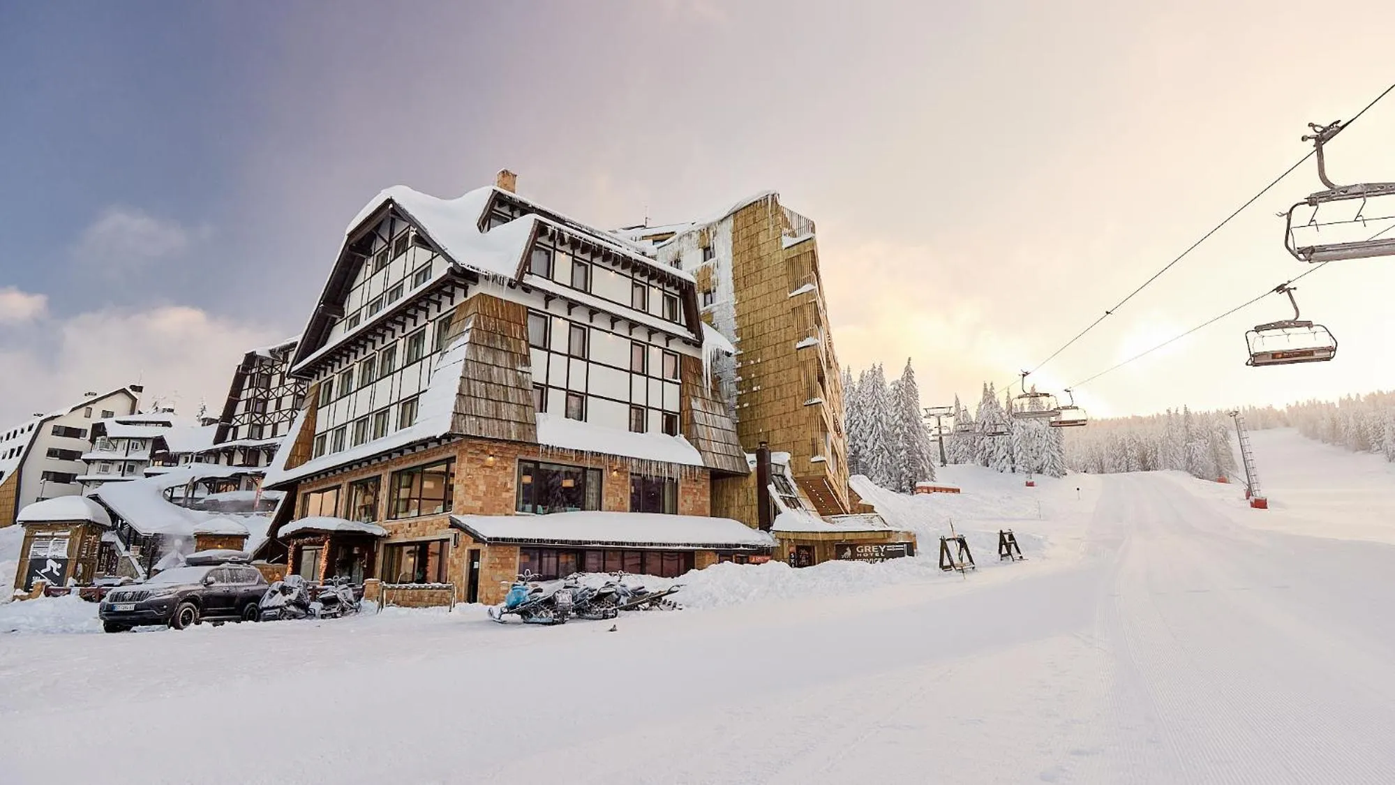 Property building in Grey Hotel Kopaonik