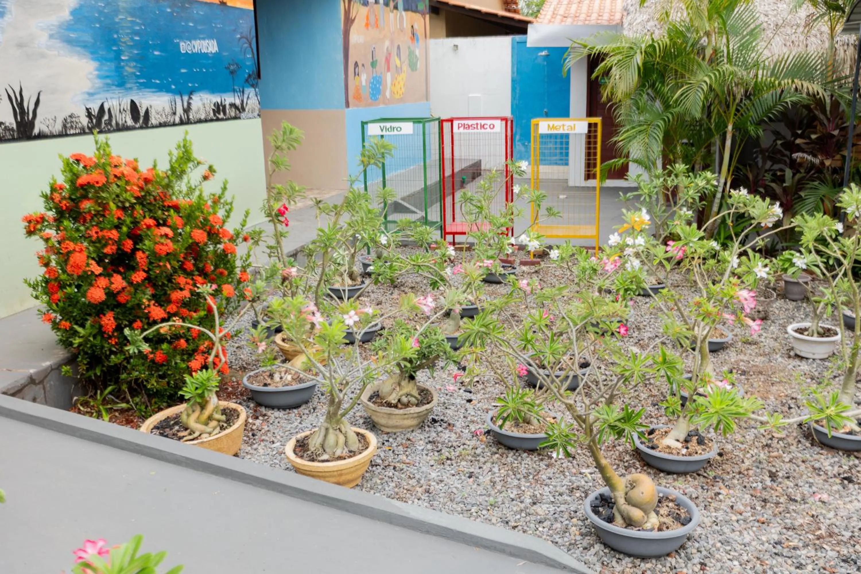 Property building in Hotel Coração Verde
