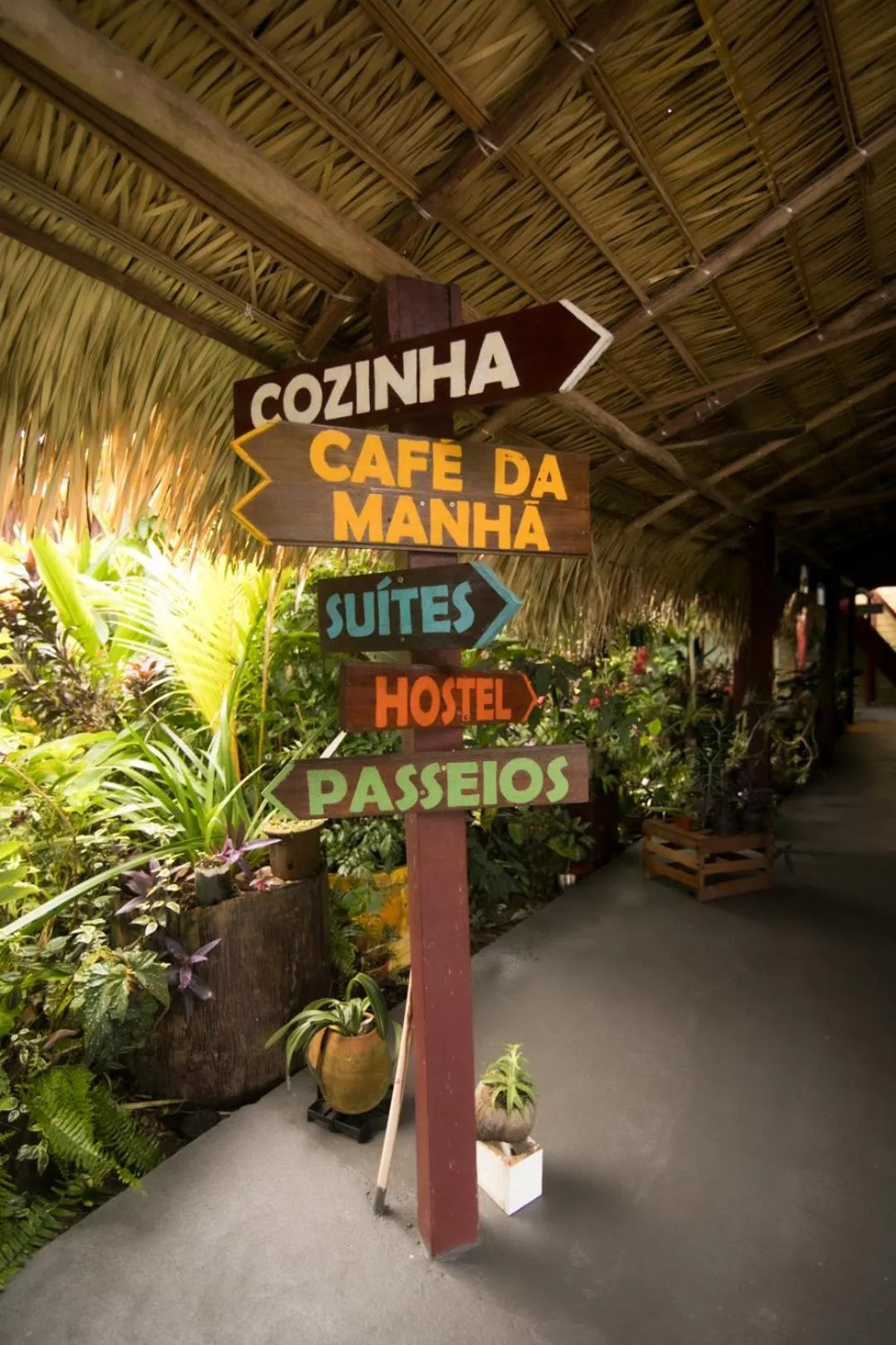 Decorative detail in Hotel Coração Verde