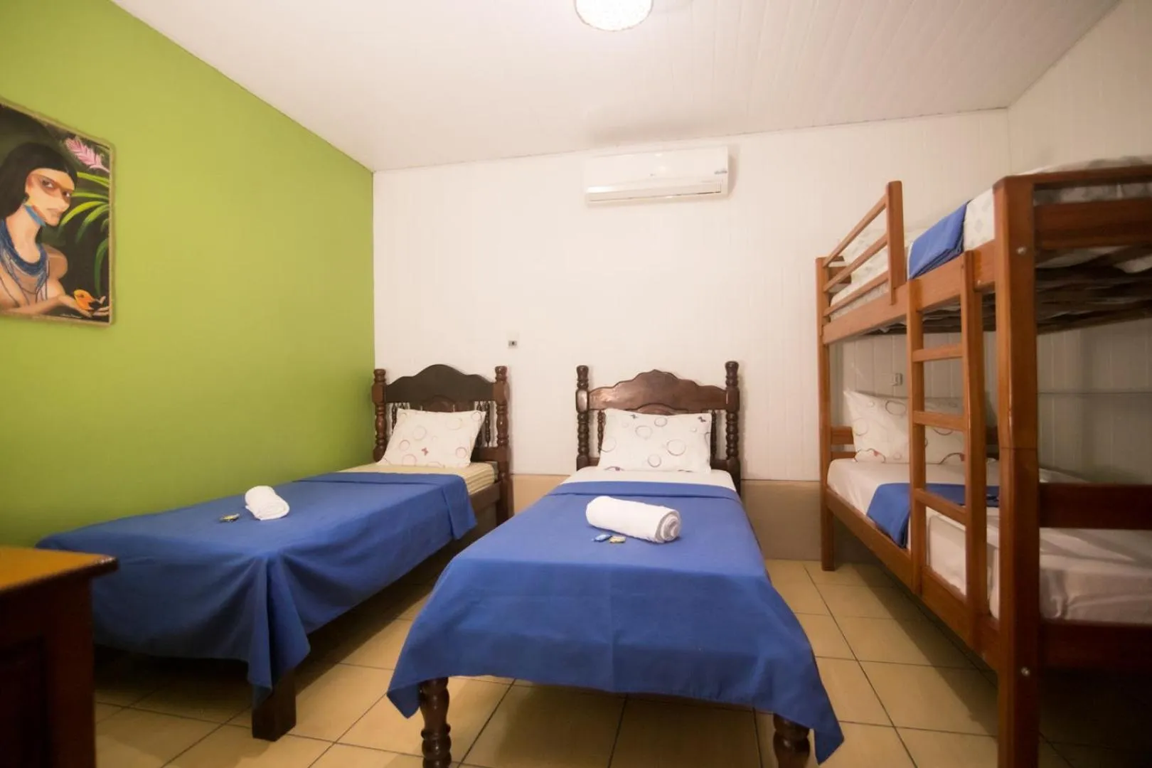 Bed in Hotel Coração Verde