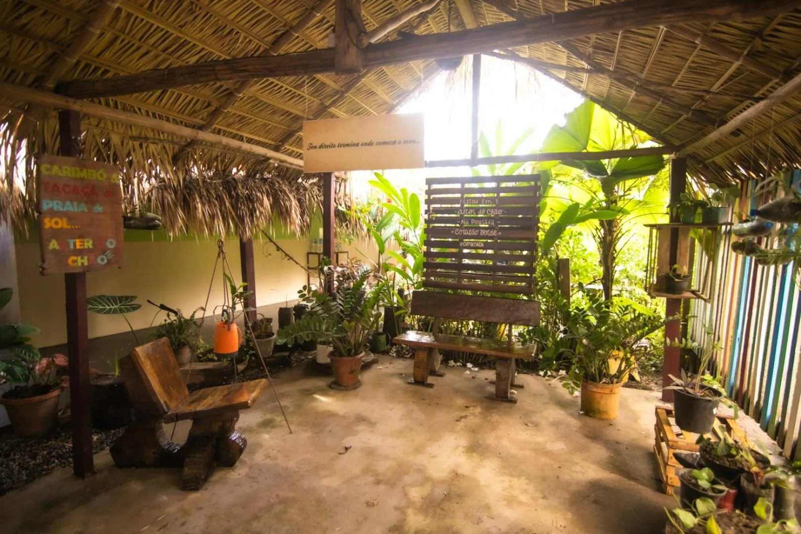 Balcony/Terrace in Hotel Coração Verde