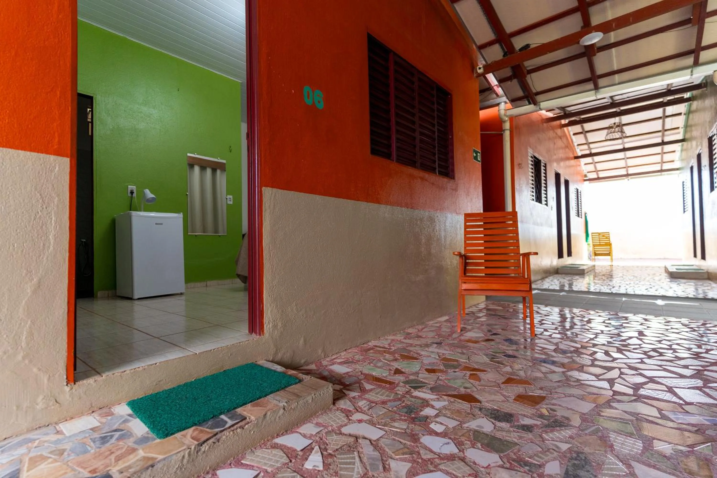 Property building in Hotel Coração Verde