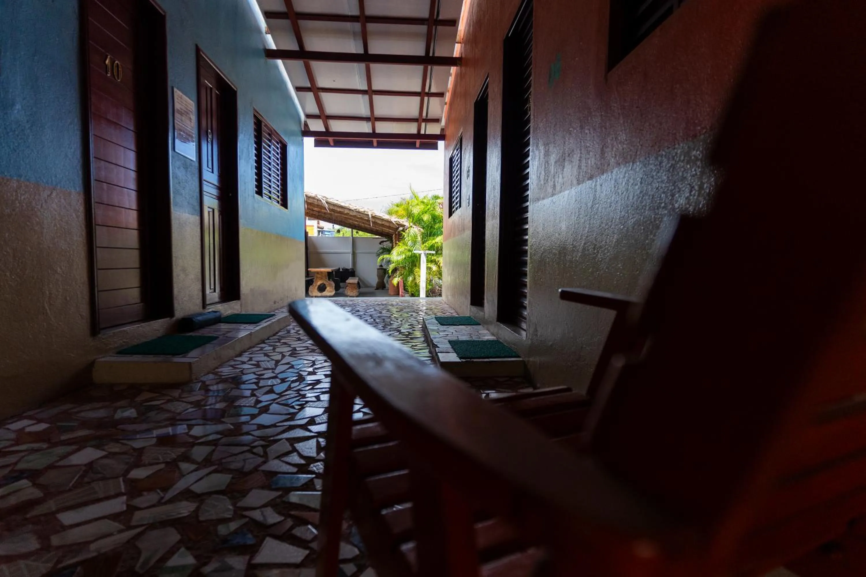 Property building in Hotel Coração Verde