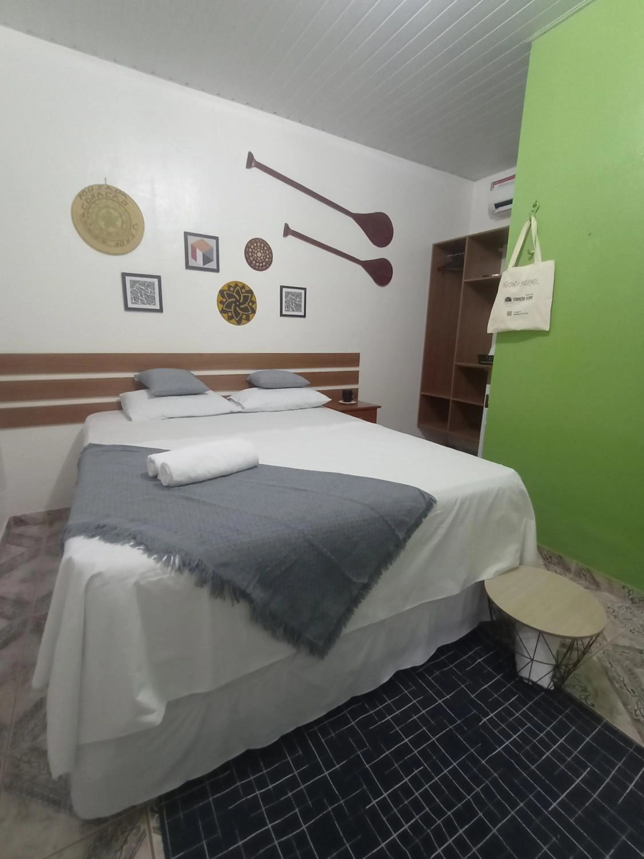 Photo of the whole room, Bed in Hotel Coração Verde