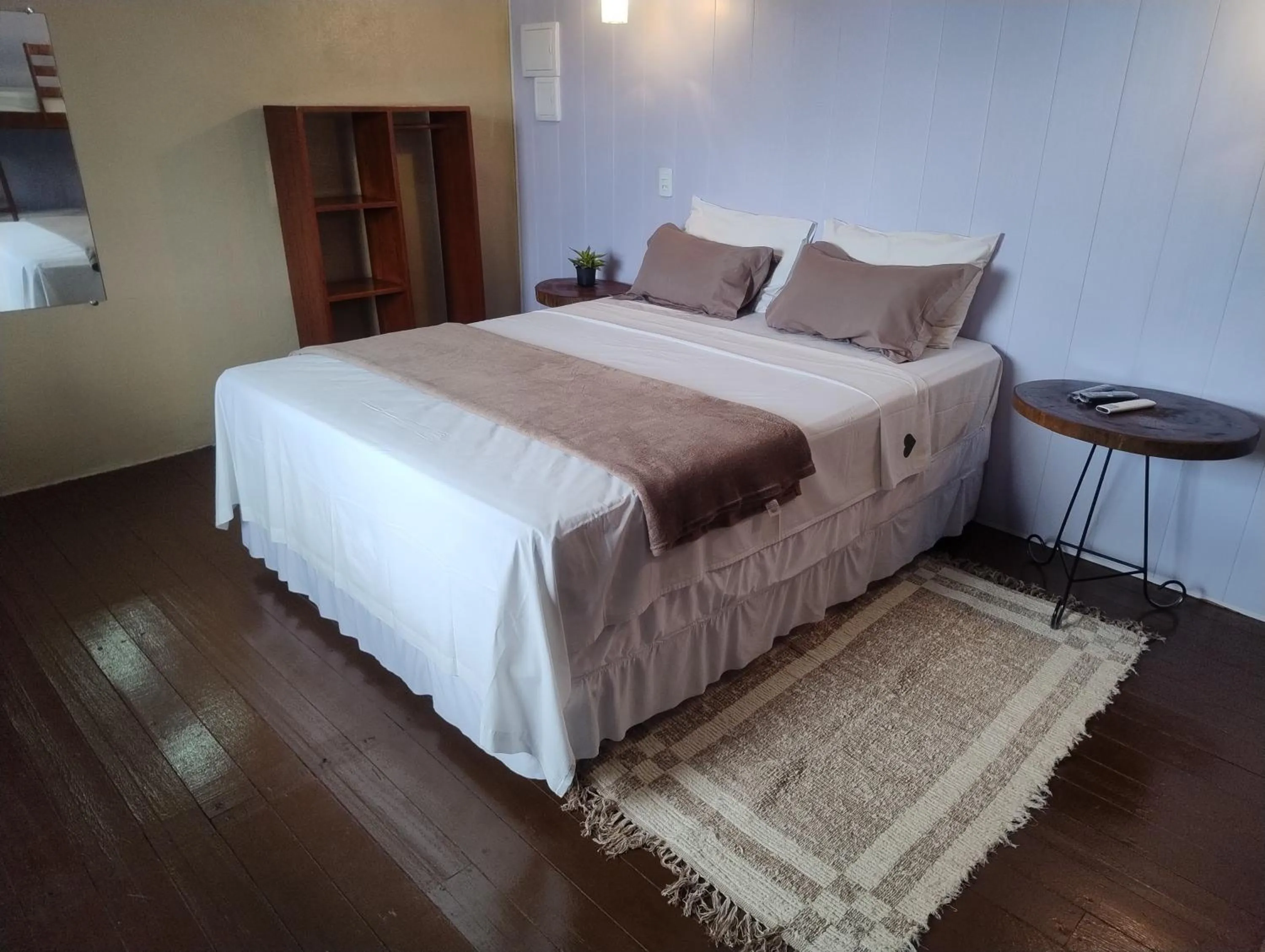 Bed in Hotel Coração Verde