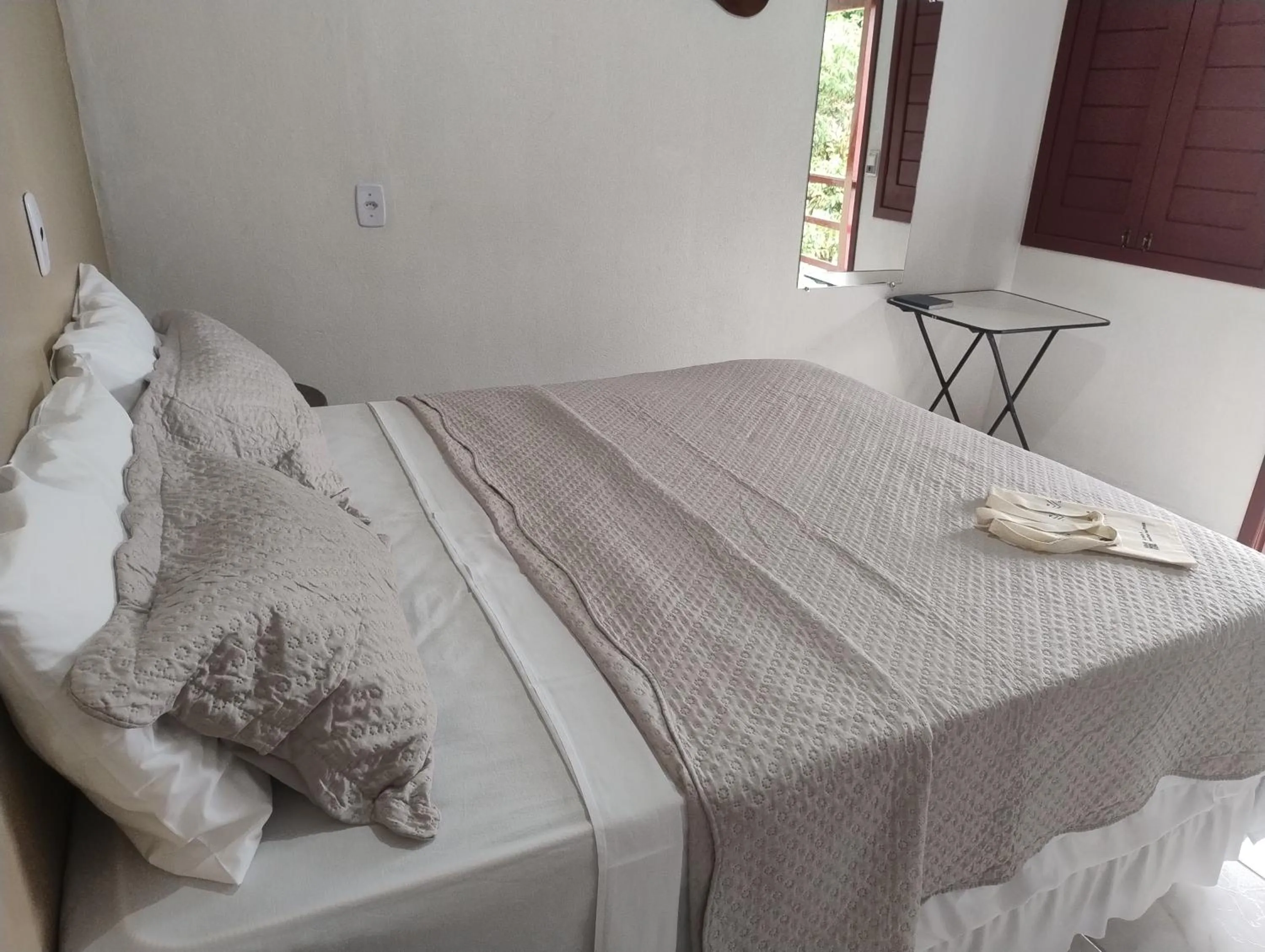 Bed in Hotel Coração Verde