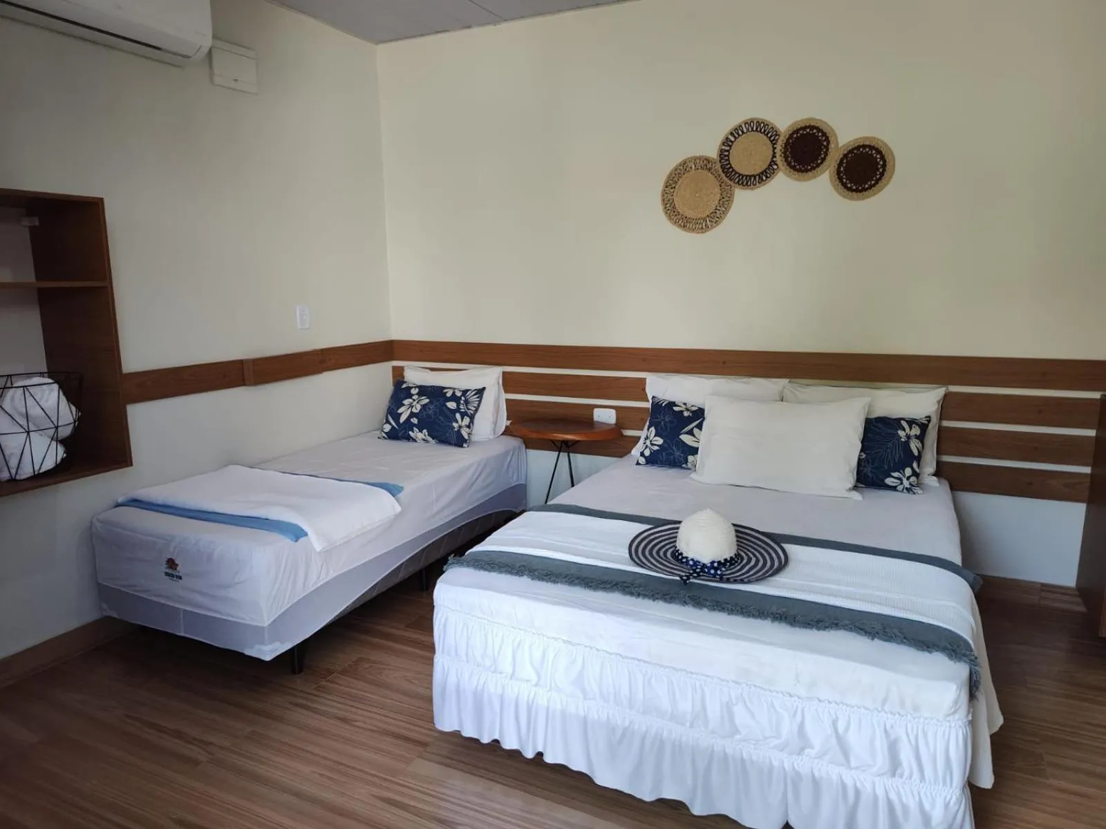 Bed in Hotel Coração Verde