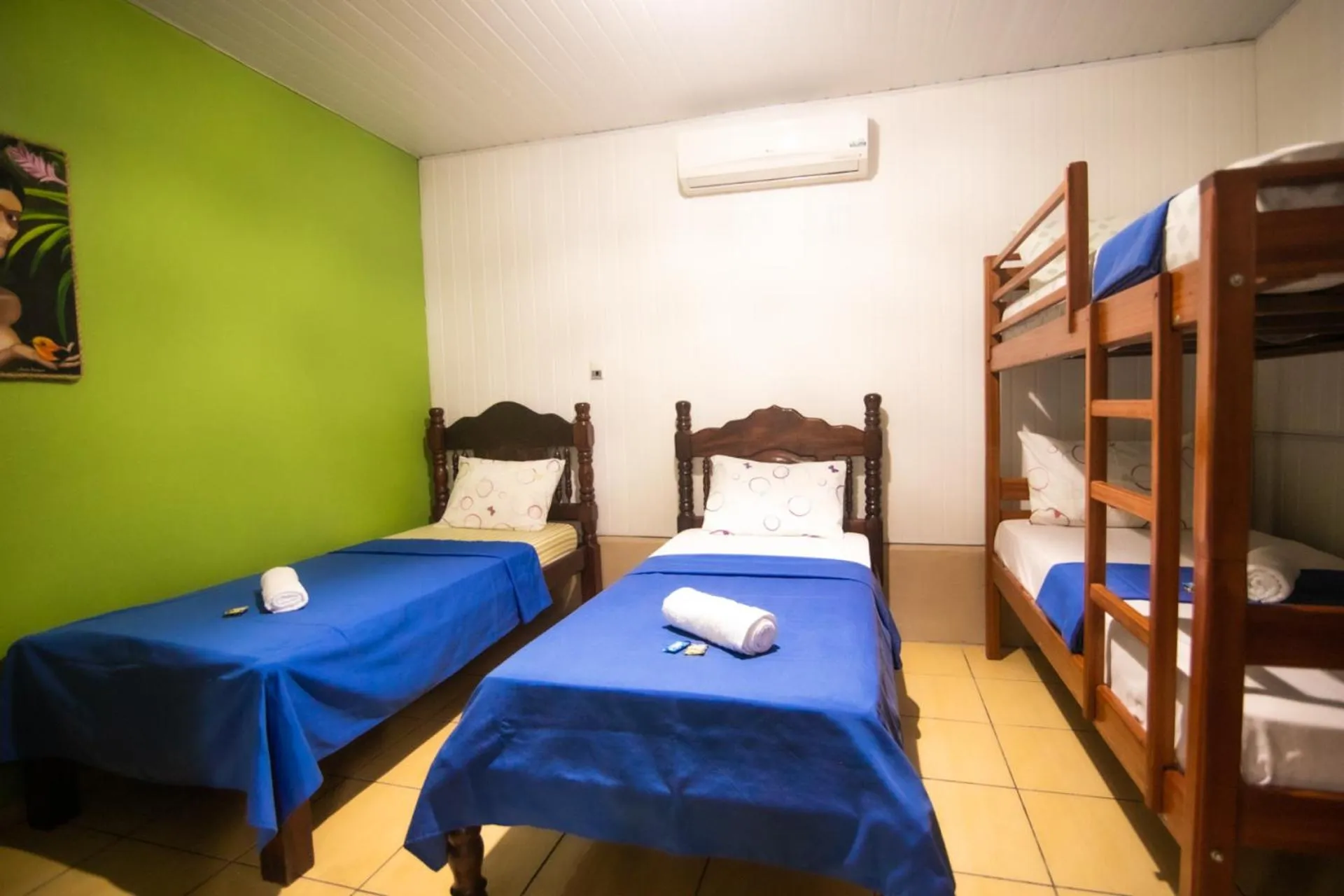 Bed in Hotel Coração Verde