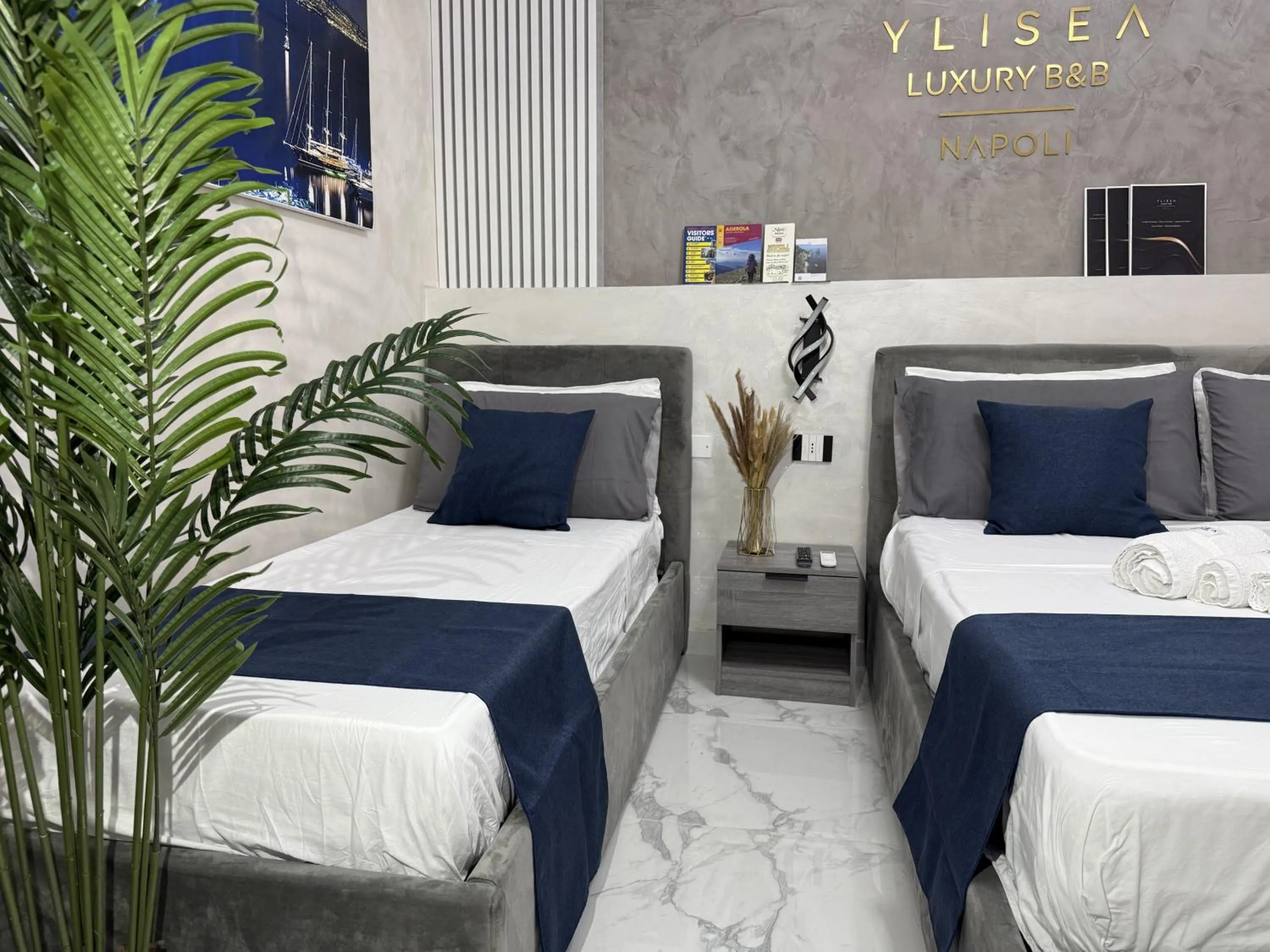 Bed in Ylisea Luxury B&B