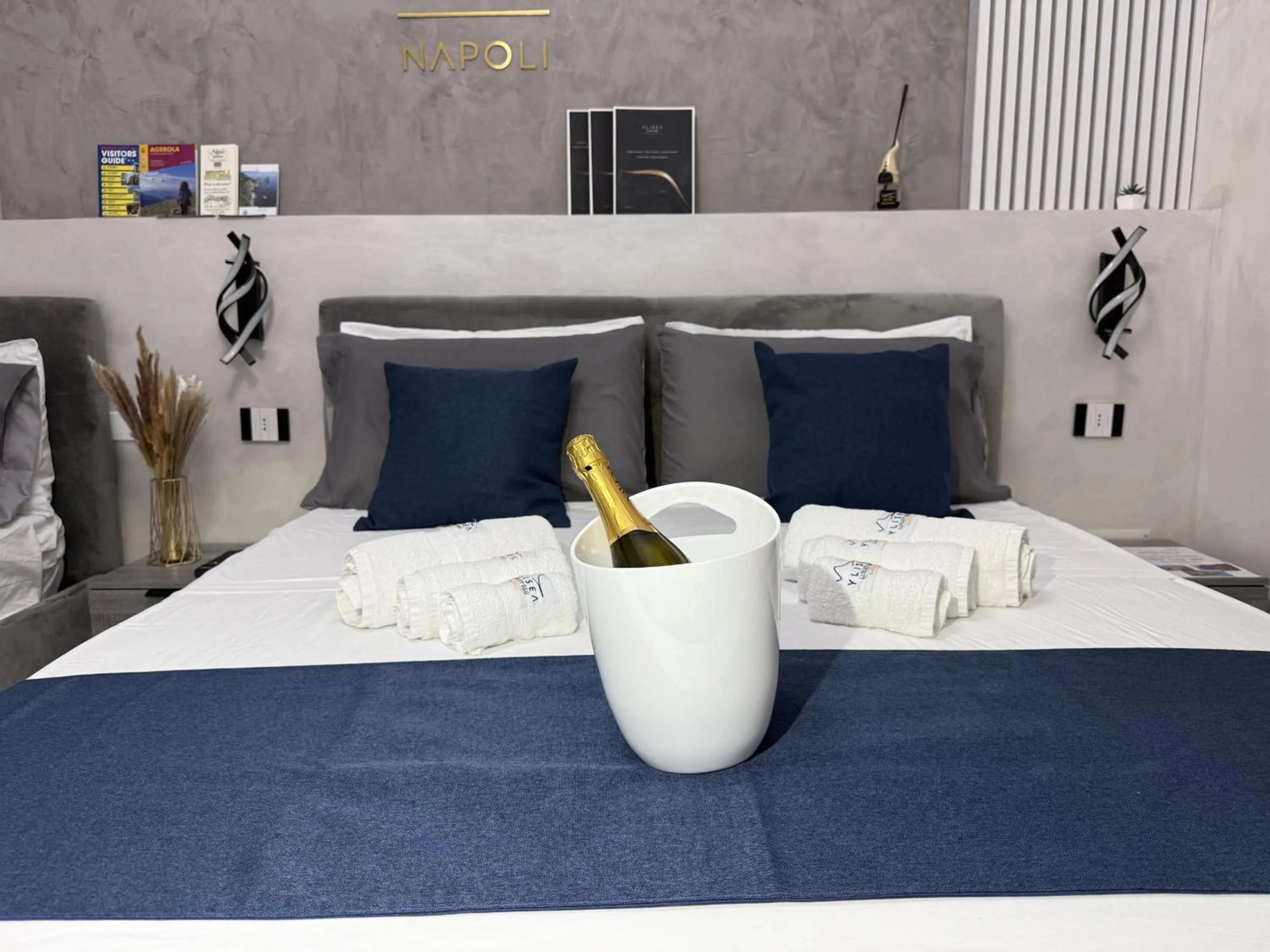 Bed in Ylisea Luxury B&B