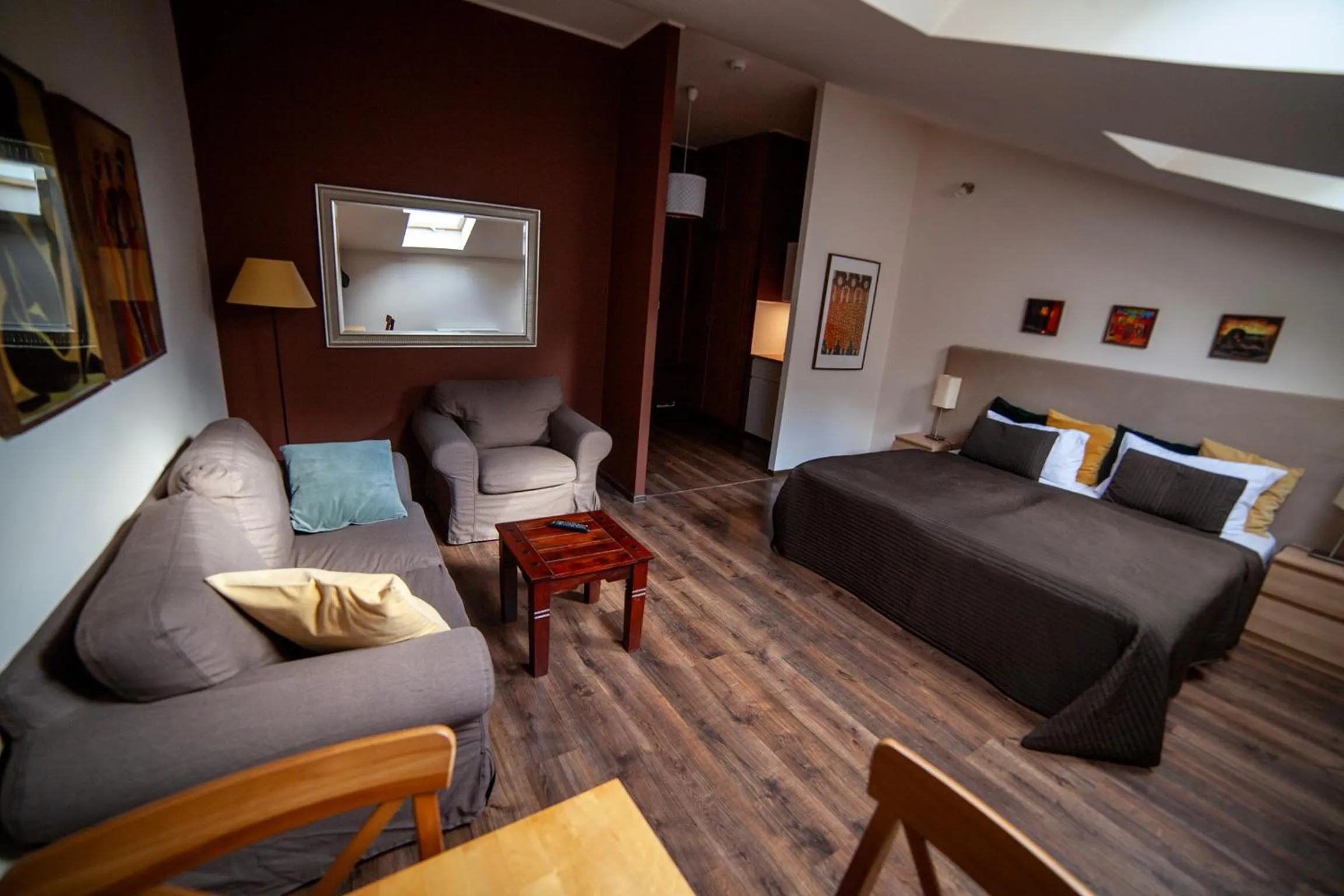 Living room in Lounge Apartments