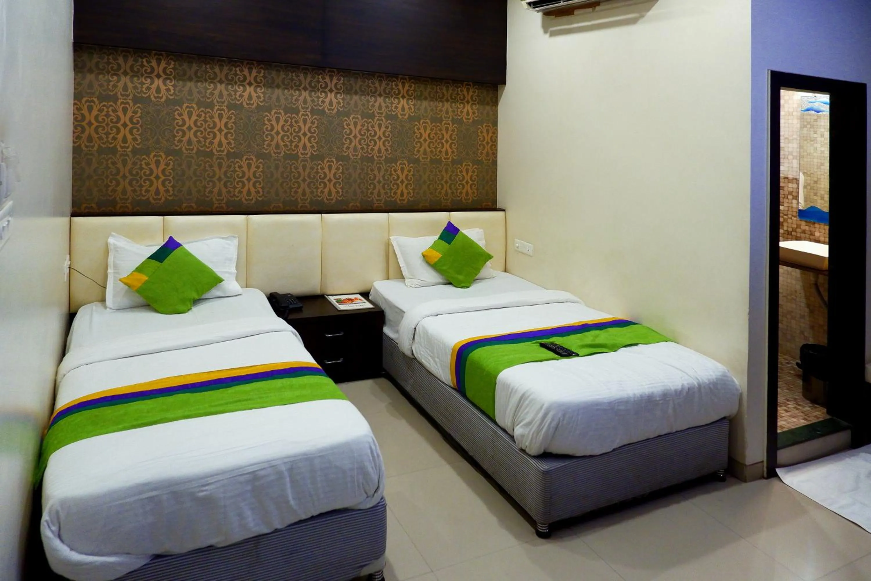 View (from property/room), Bed in Hotel Sai Vijay