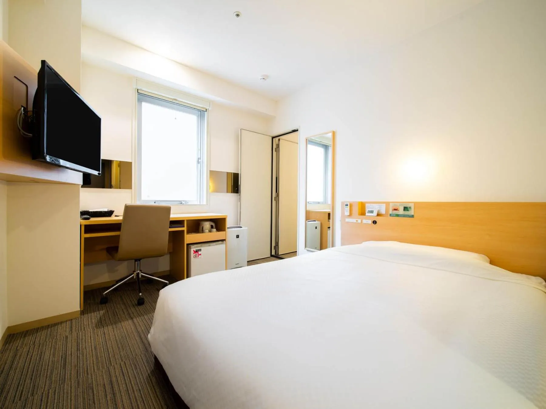 Bed in Super Hotel Asakusa