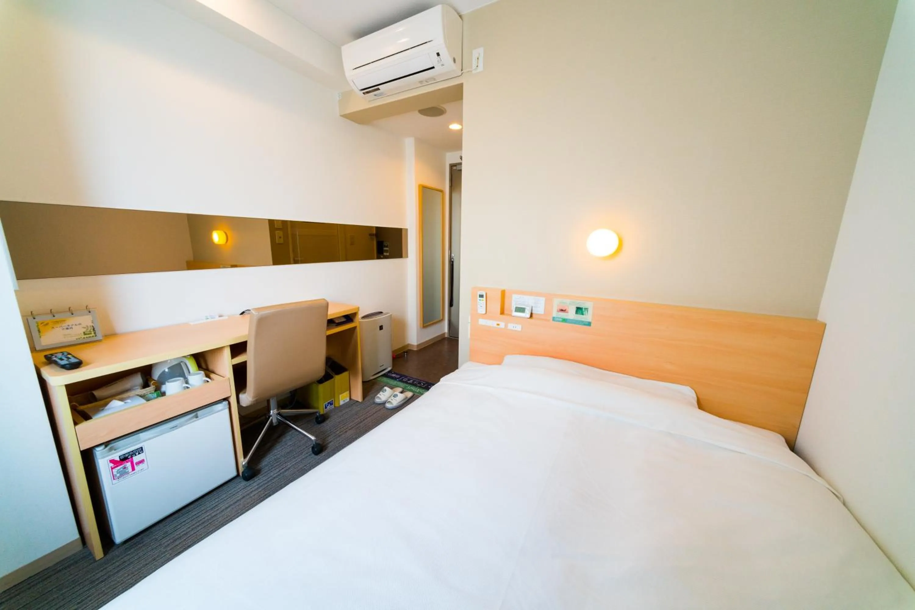 Bed in Super Hotel Asakusa