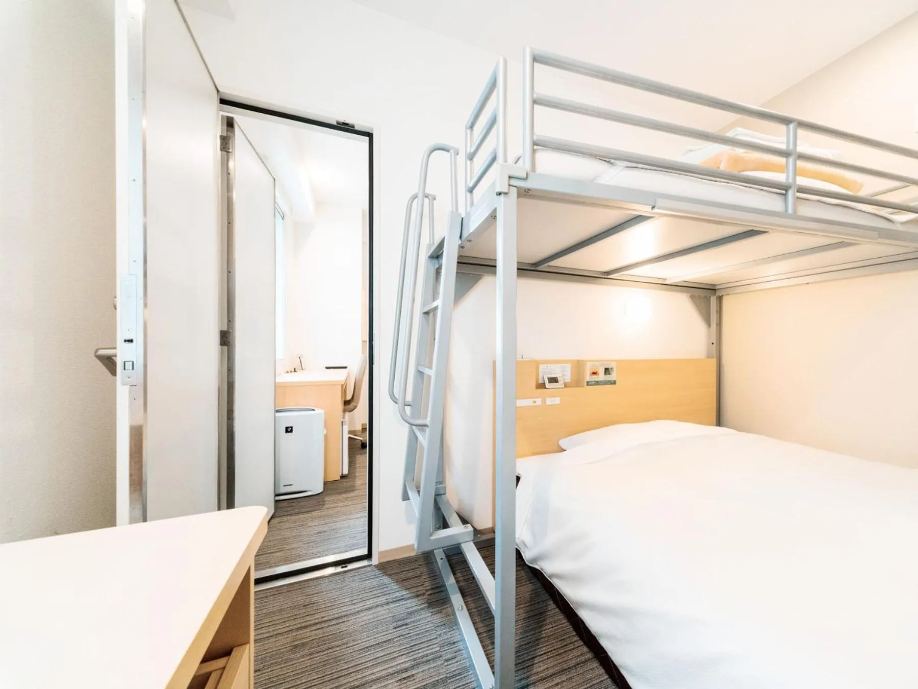 Bed in Super Hotel Asakusa