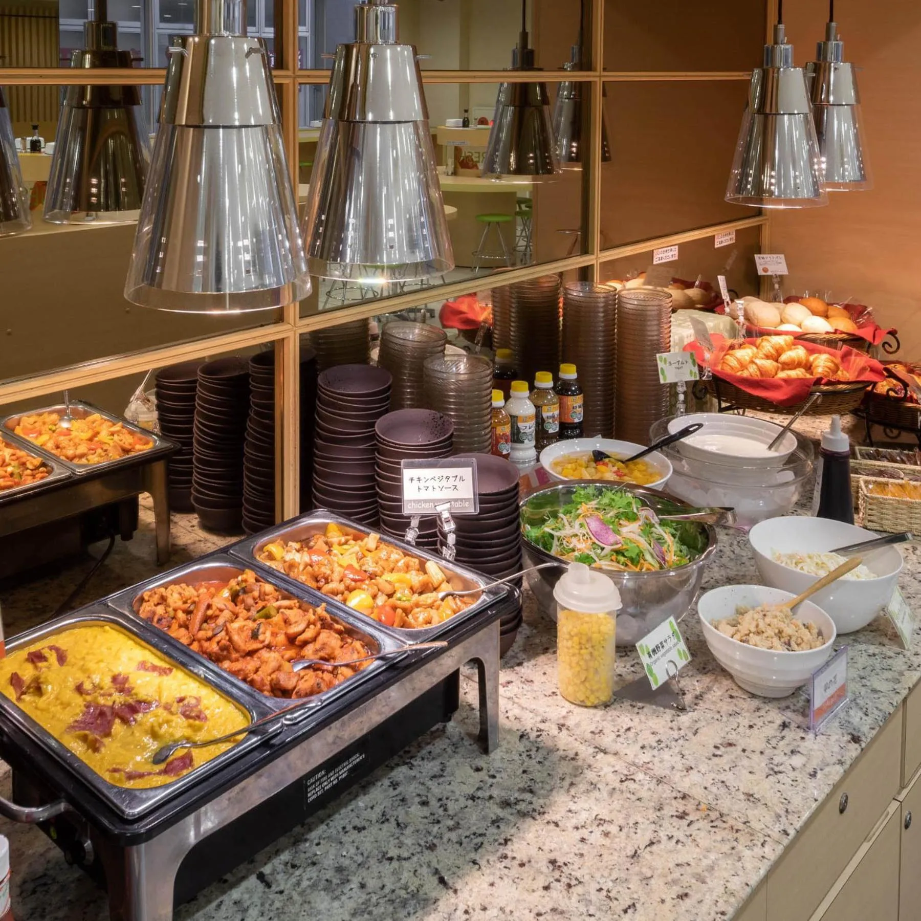 Breakfast in Super Hotel Asakusa