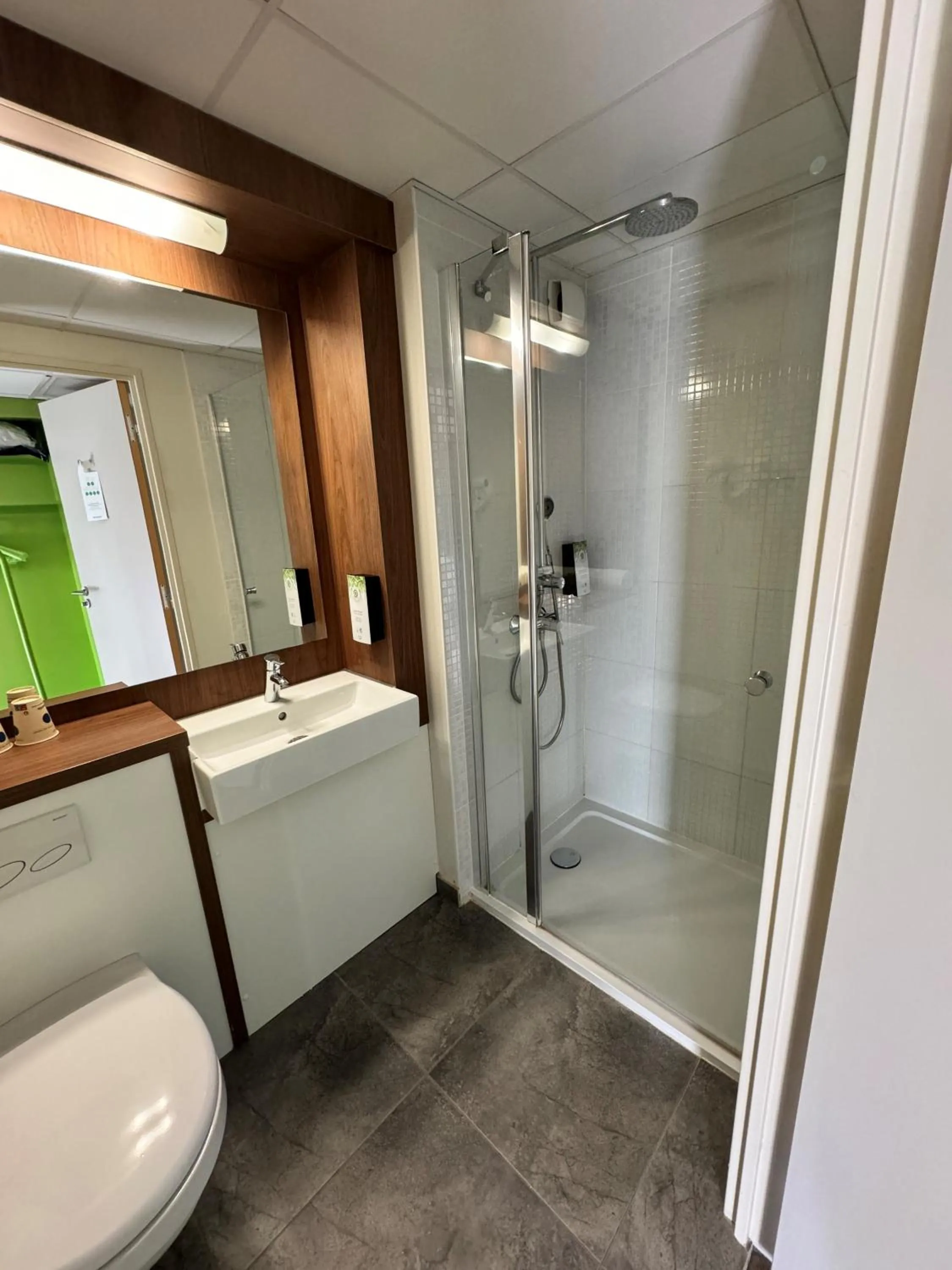 Bathroom in Campanile Belfort Montbéliard - Gare La Jonxion.