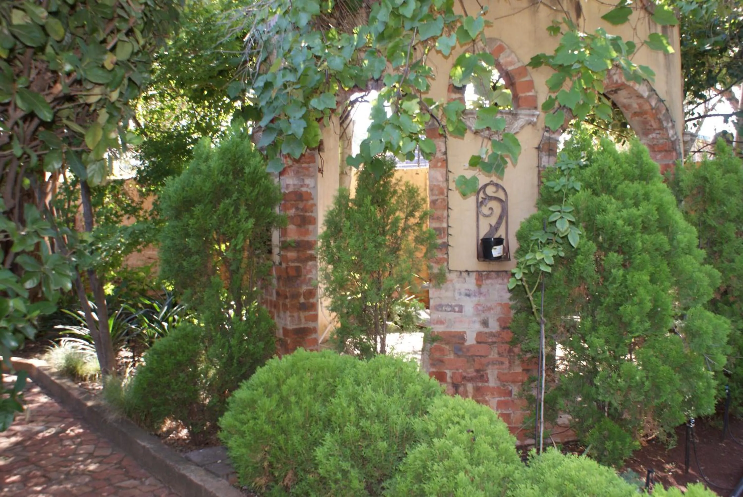 Garden view in Hampton House Guest House