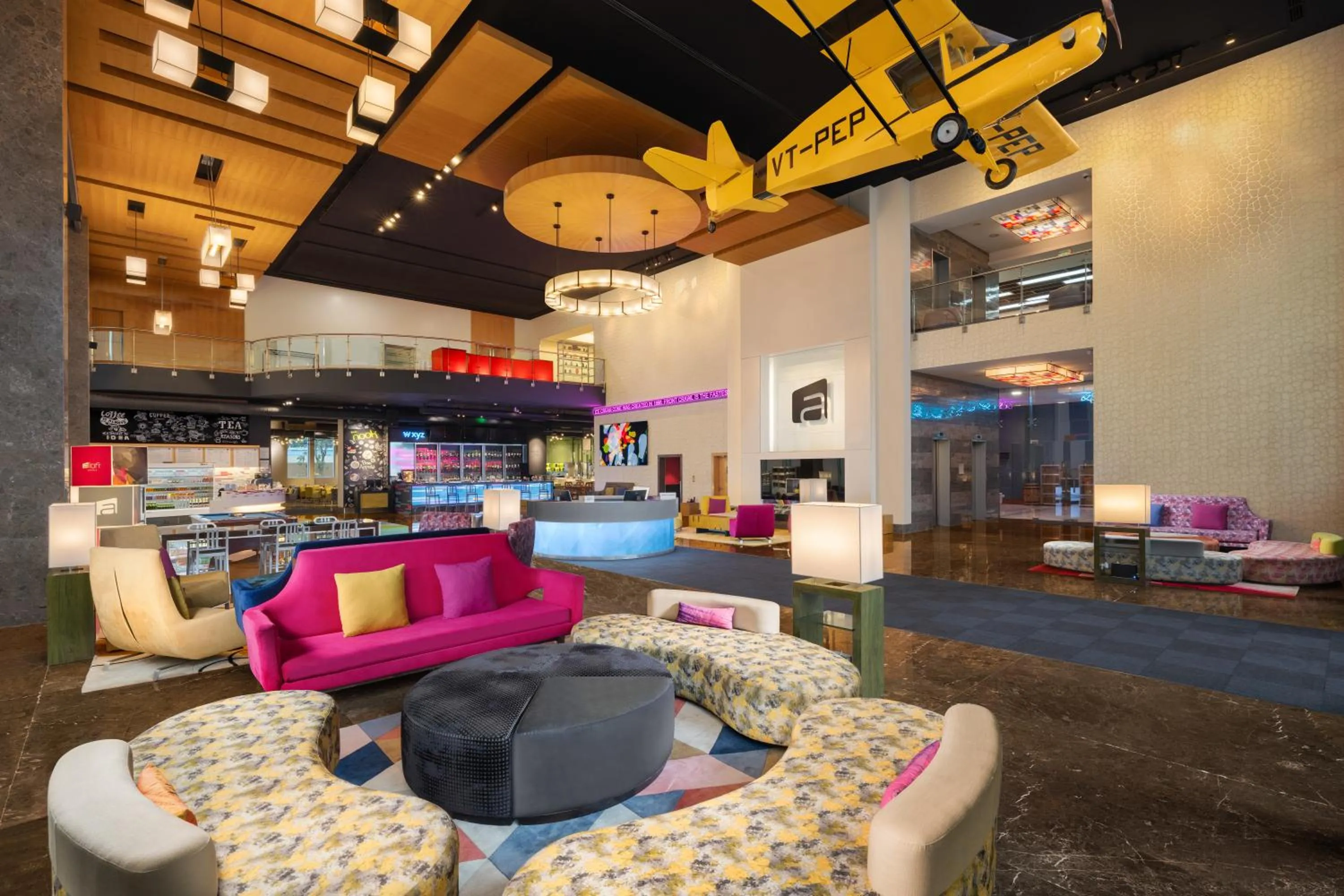 Lobby or reception in Aloft Bengaluru Outer Ring Road