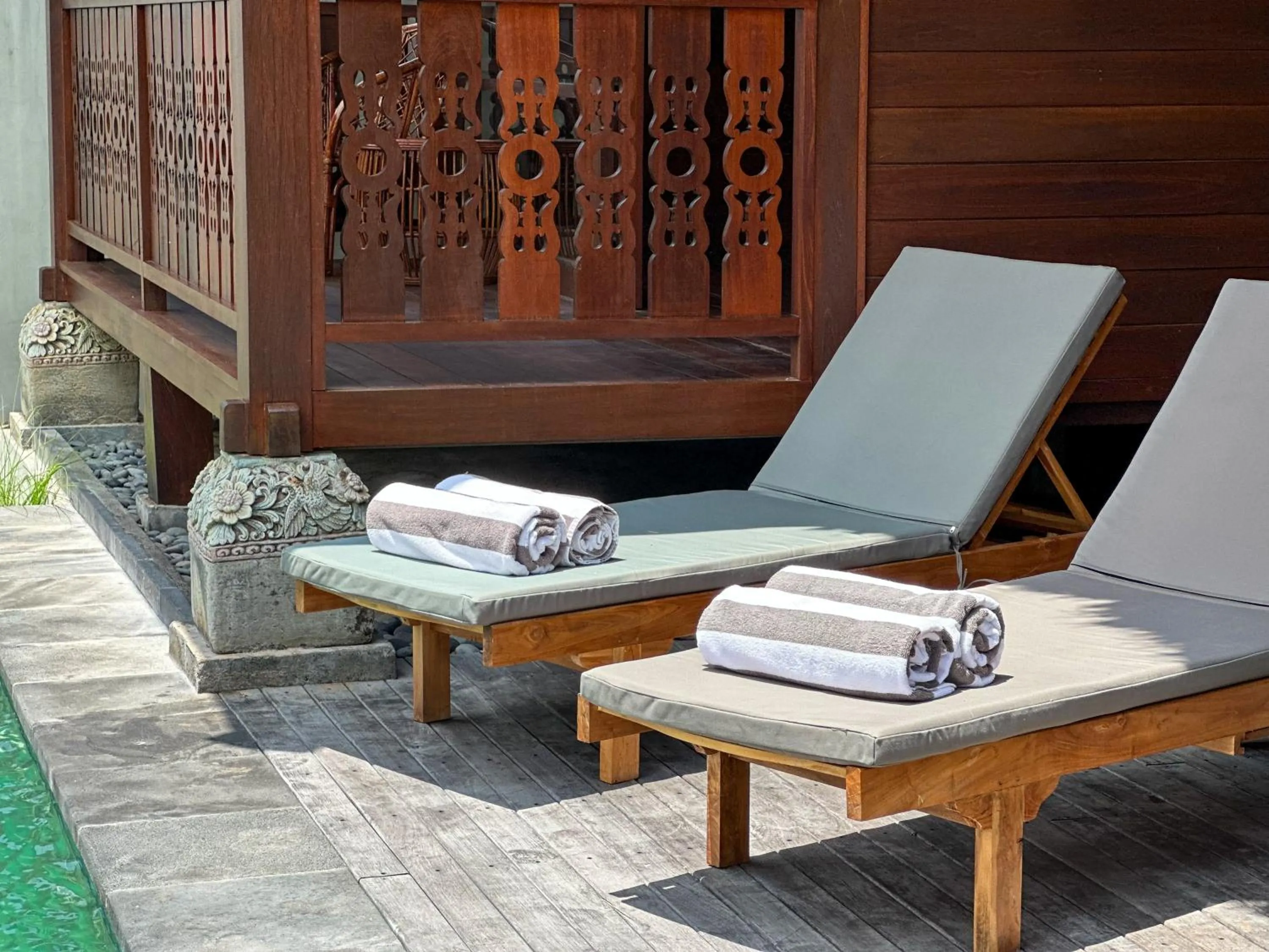 sunbed in Villa Buga Pererenan