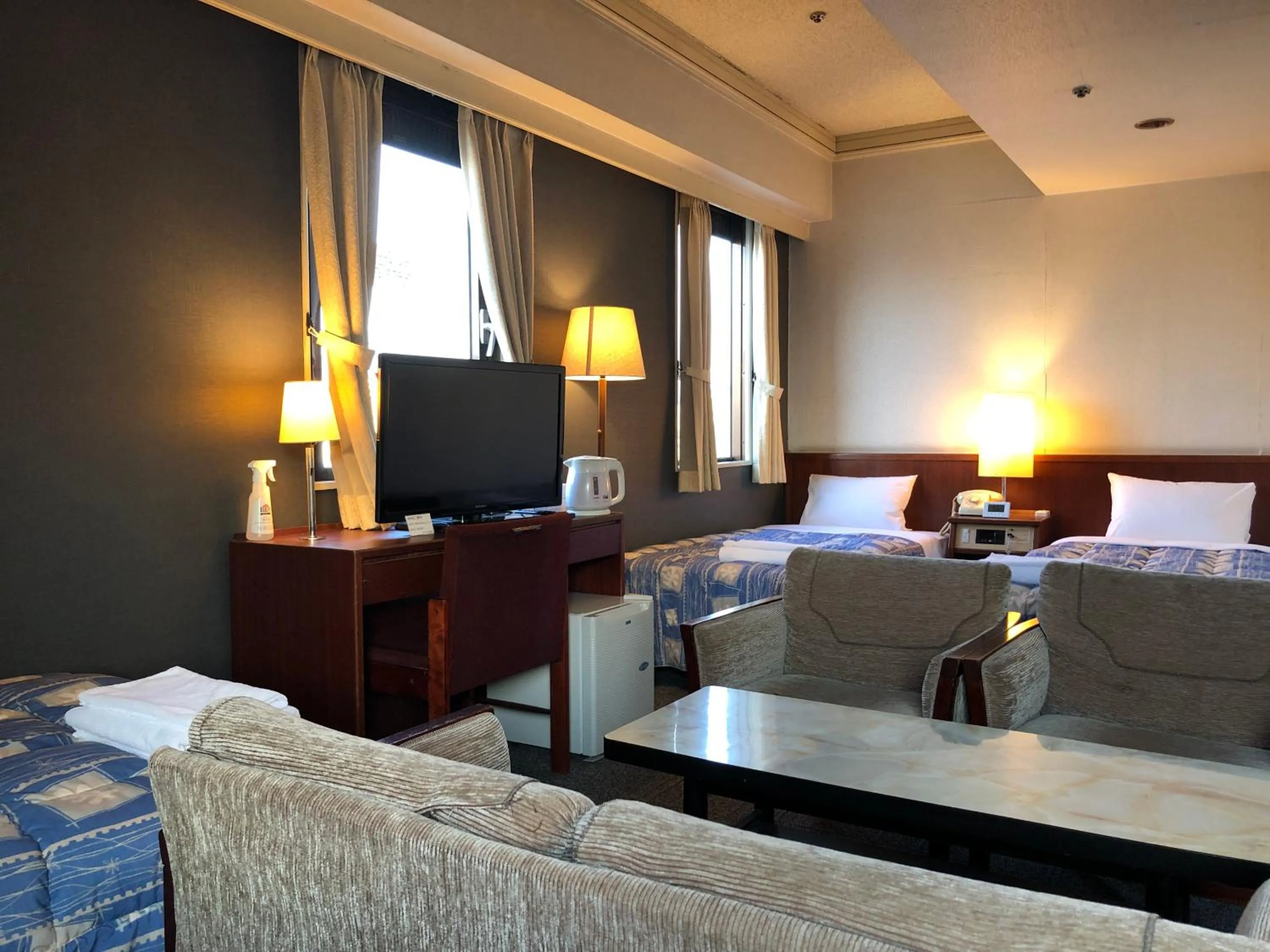 Photo of the whole room, Bed in Hotel 28 Hiroshima