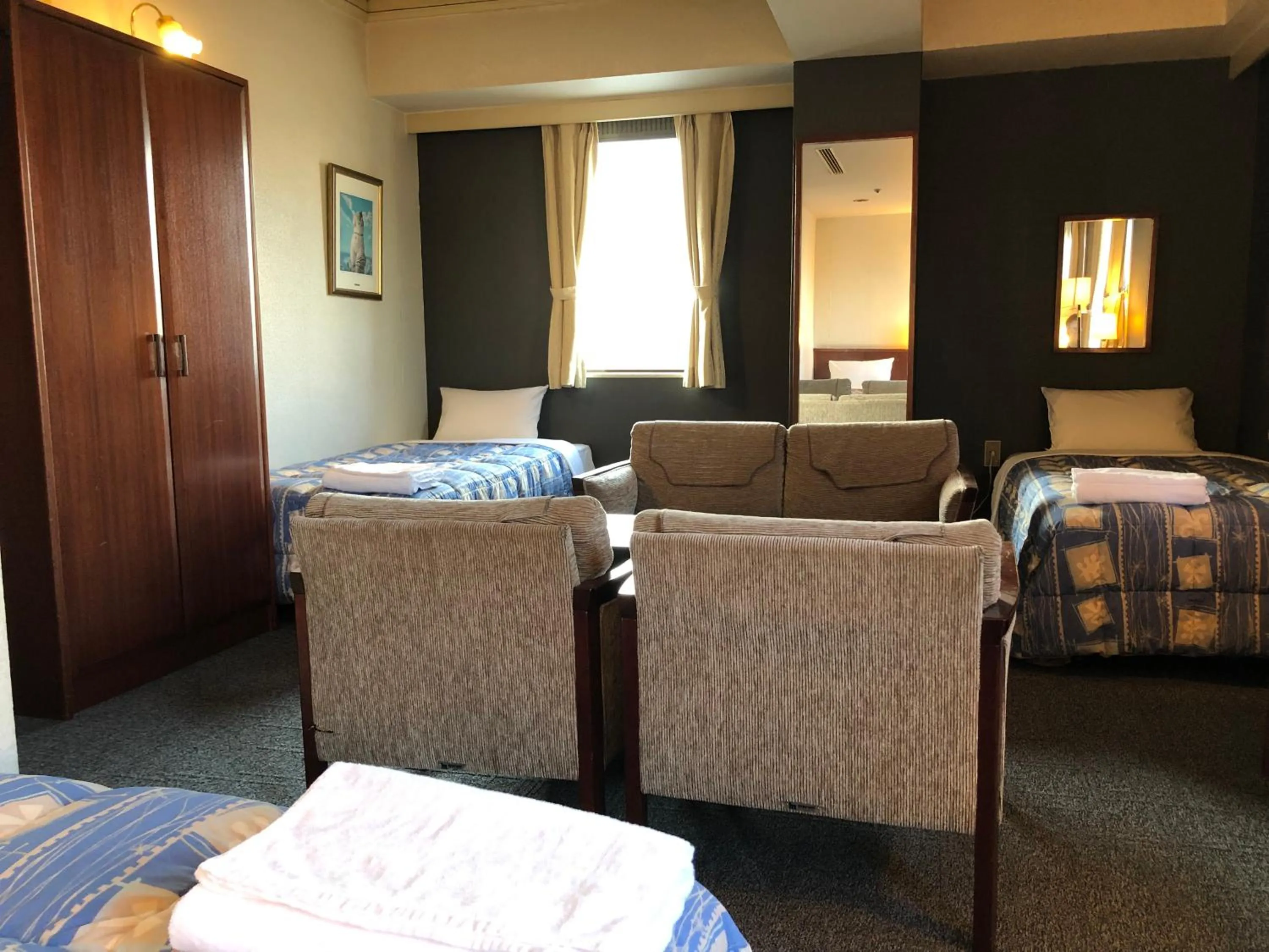 Photo of the whole room, Bed in Hotel 28 Hiroshima