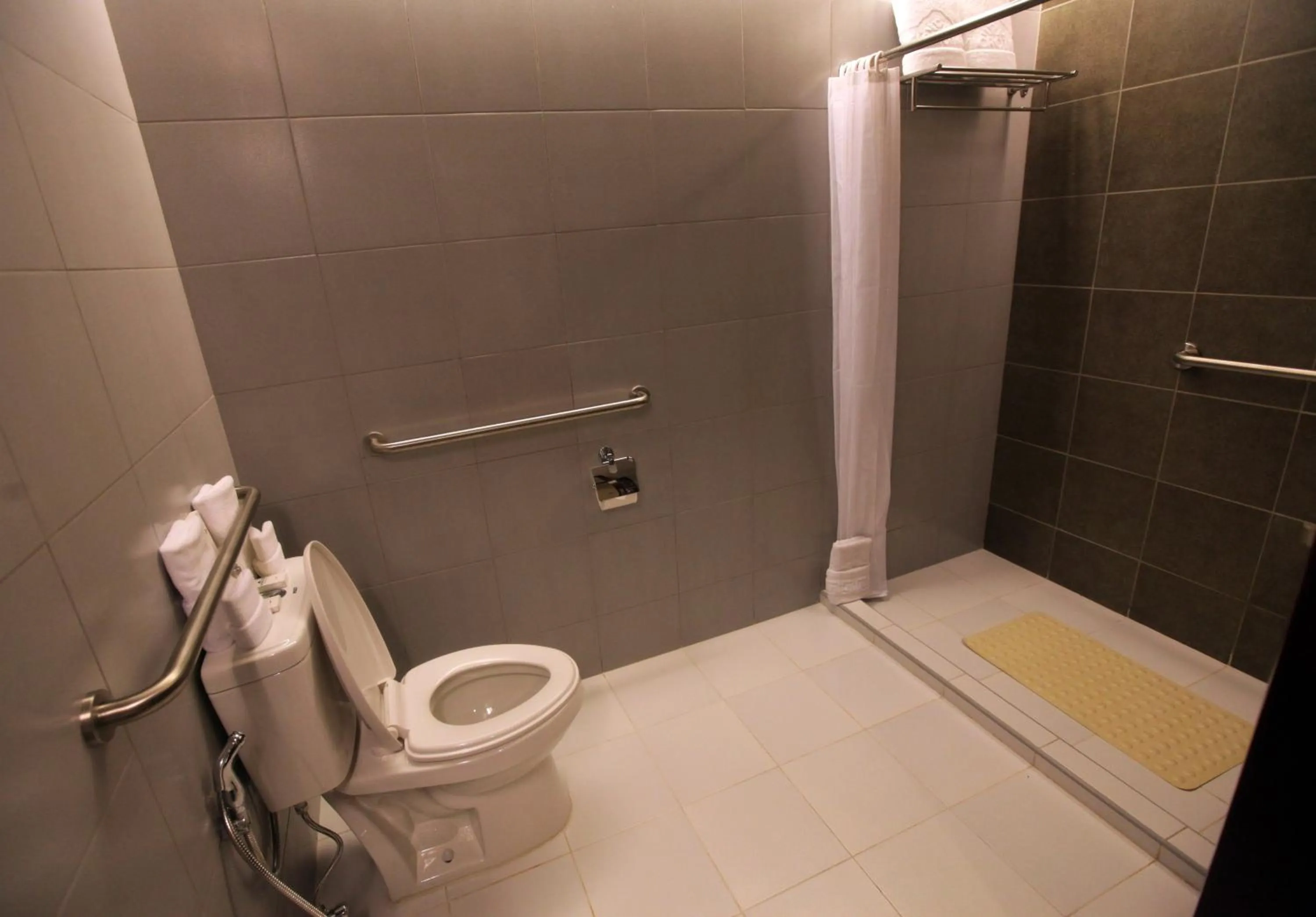 Shower in Microtel by Wyndham UP Technohub