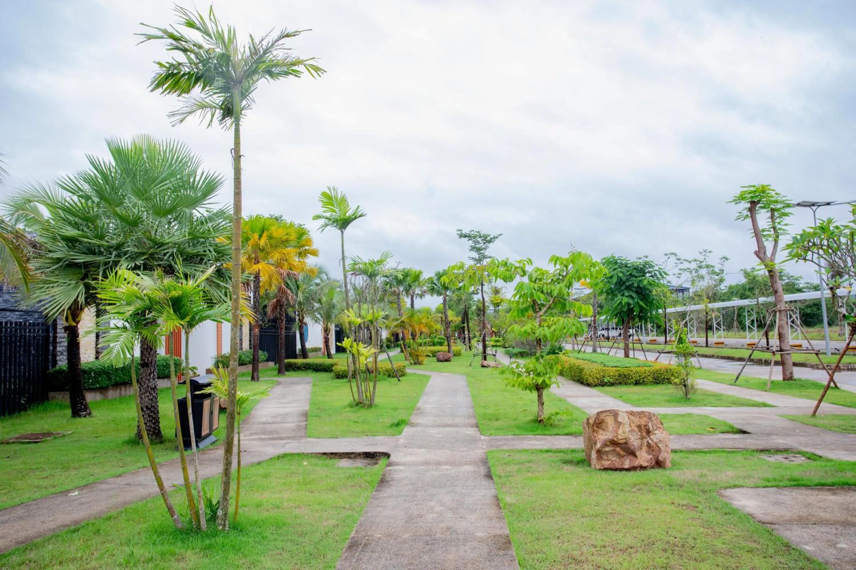 Garden view in Wonderland Suites and Resort