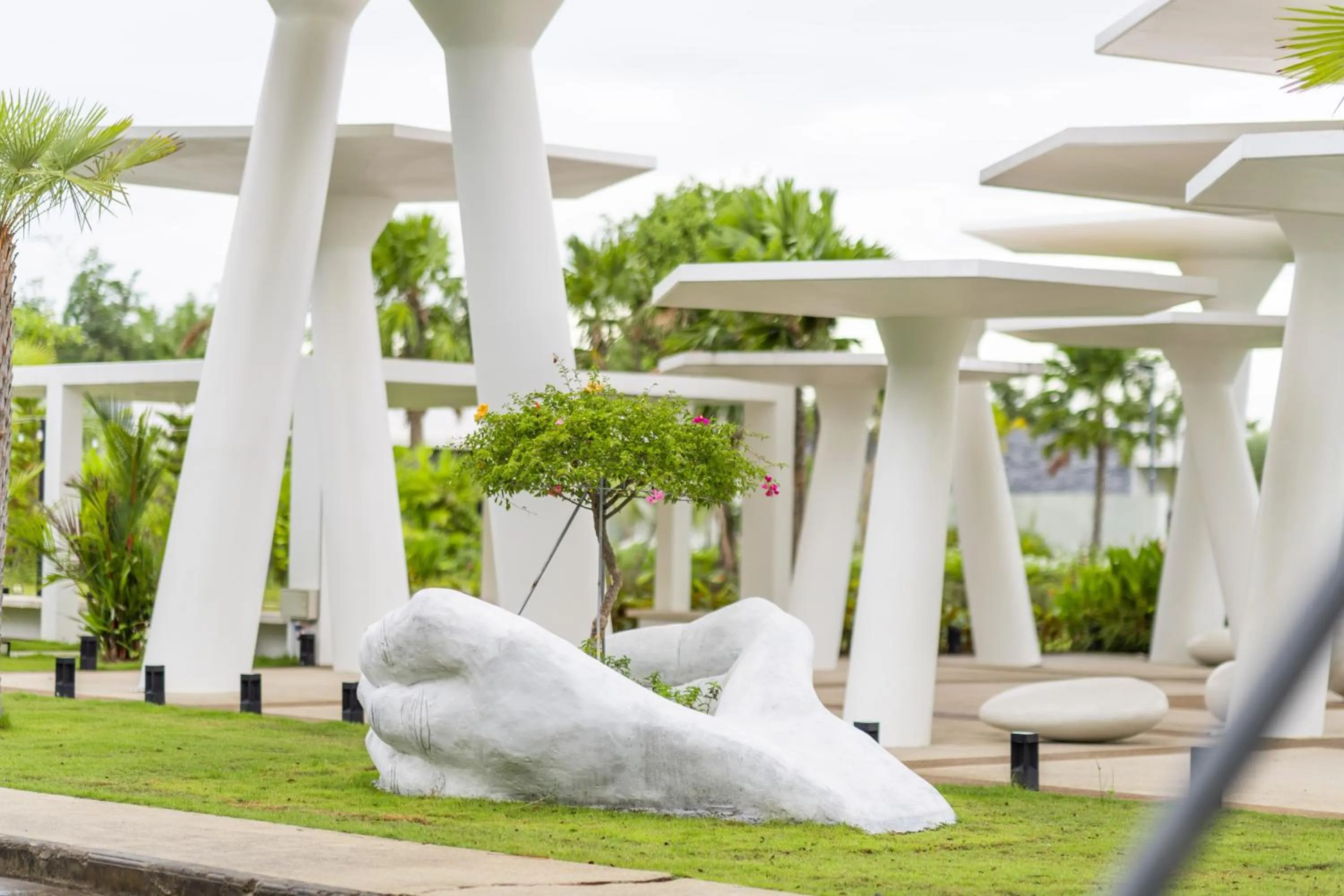 Garden view in Wonderland Suites and Resort