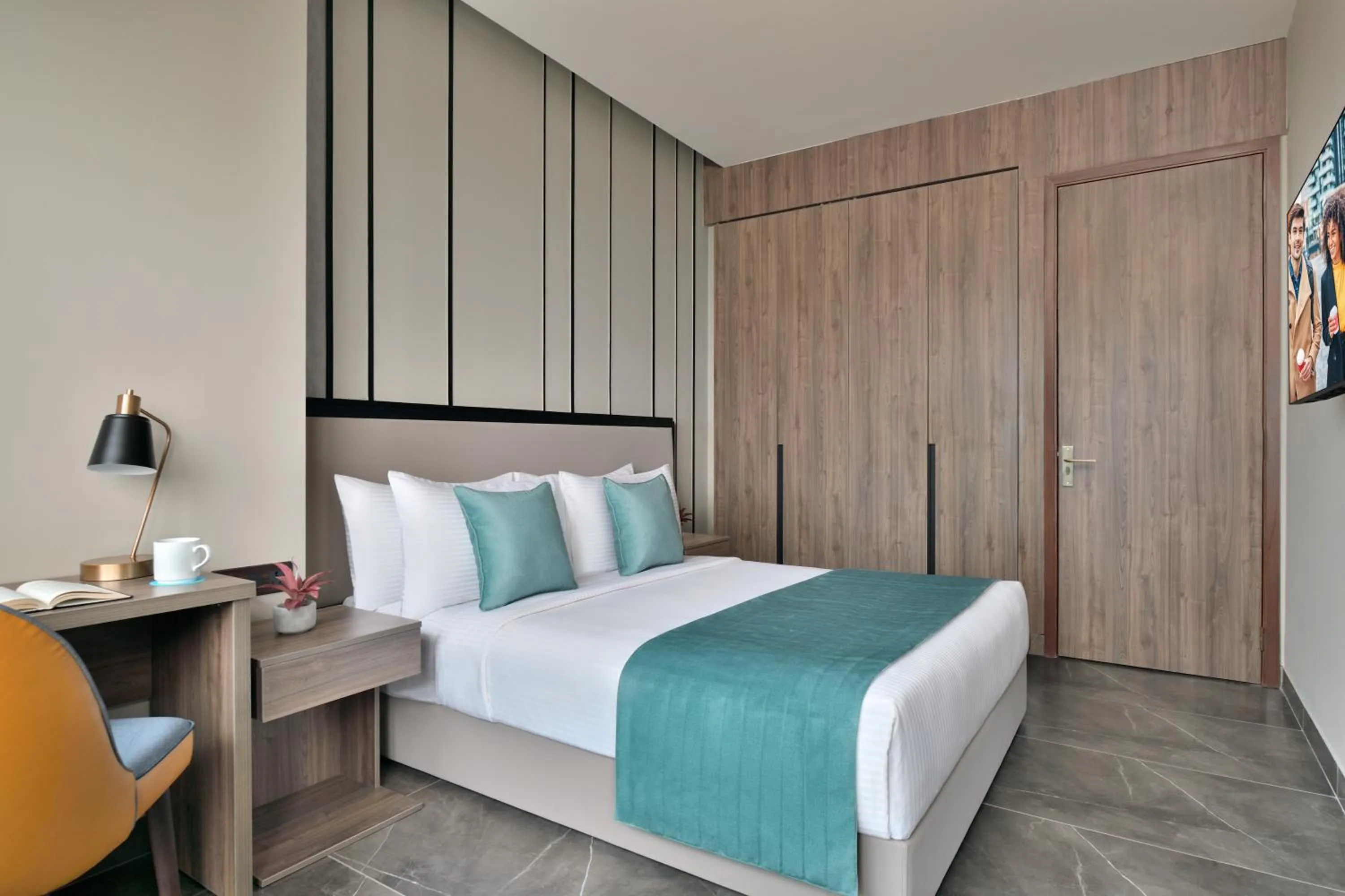 Bedroom, Bed in Citadines Paras Square Gurugram