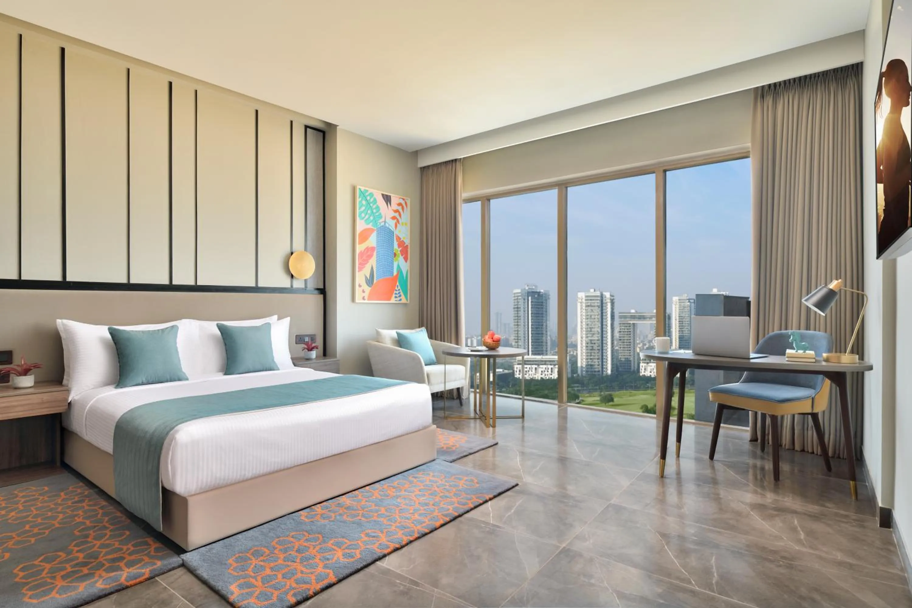 Bed in Citadines Paras Square Gurugram