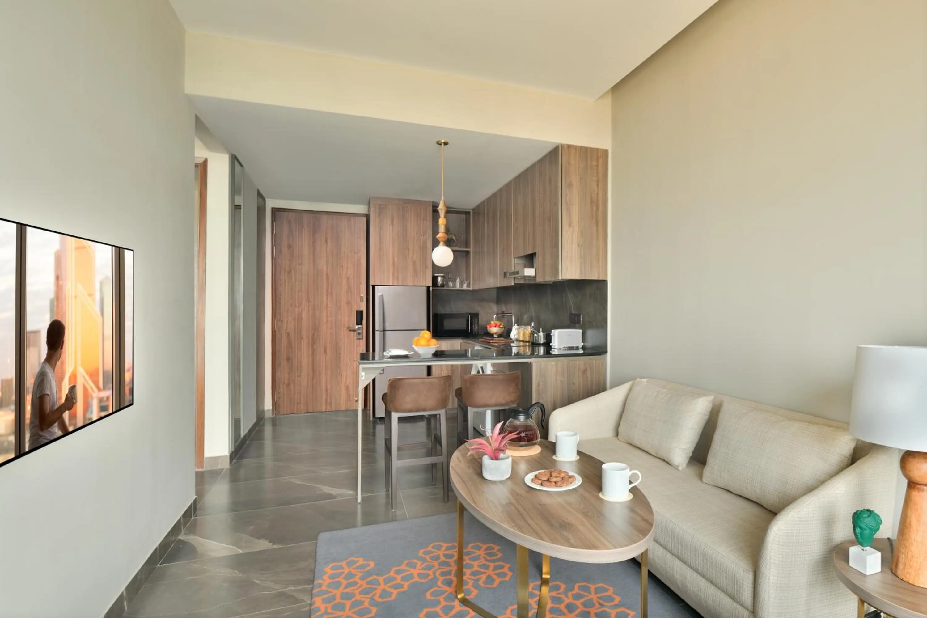 Living room in Citadines Paras Square Gurugram