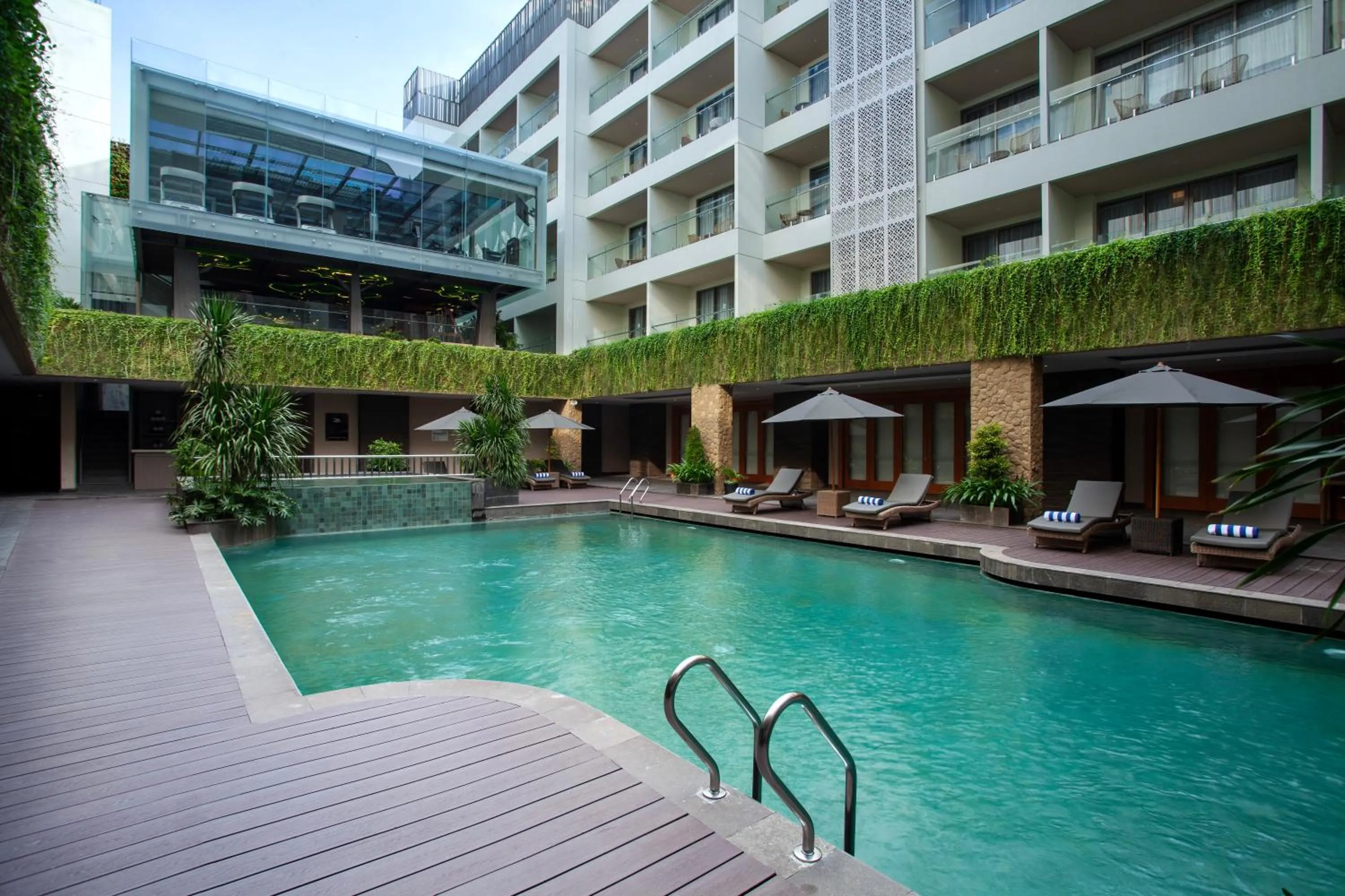Swimming pool in Platinum Hotel Jimbaran Beach Bali