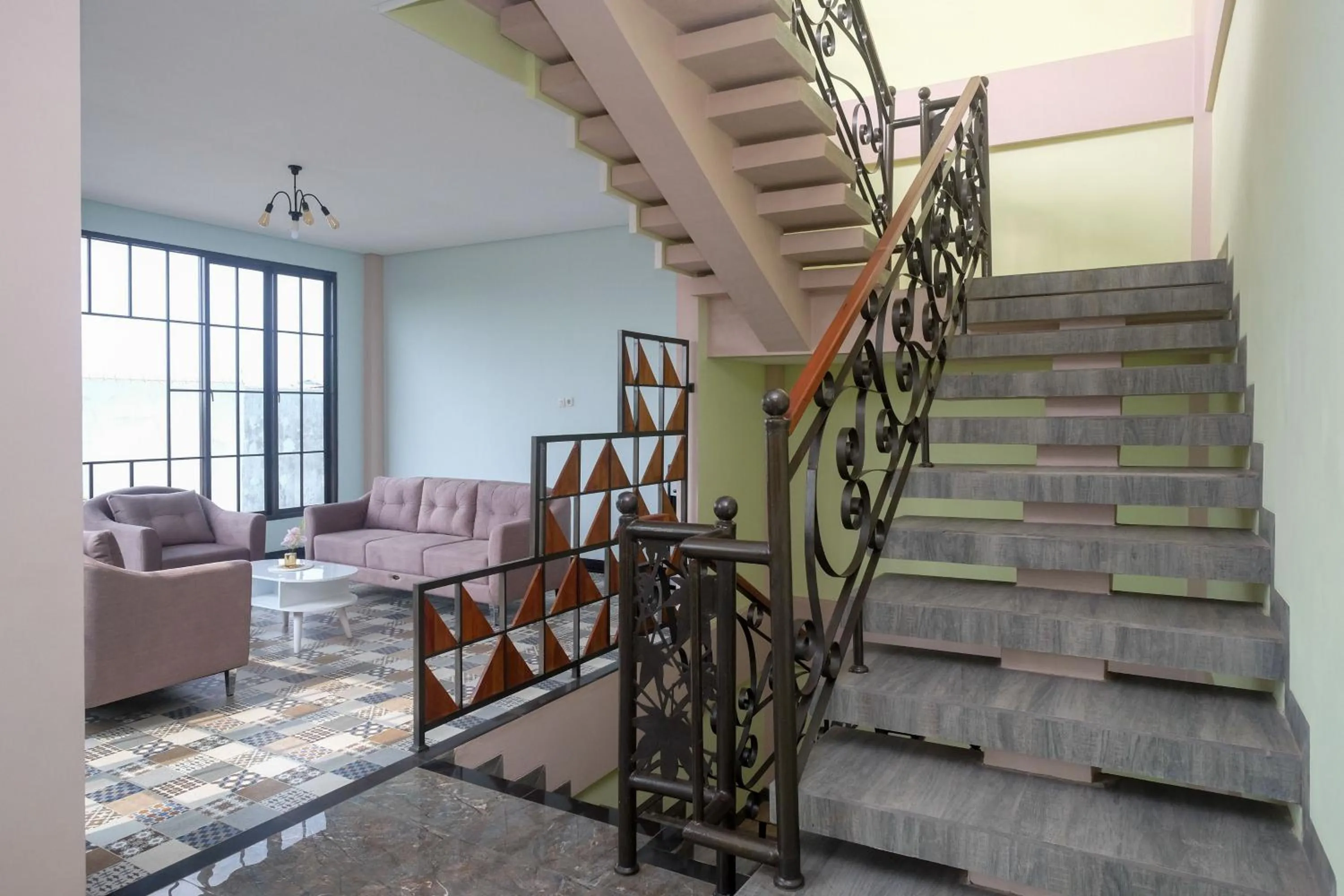 Seating area in Urbanview Grand Lotus Hotel by RedDoorz