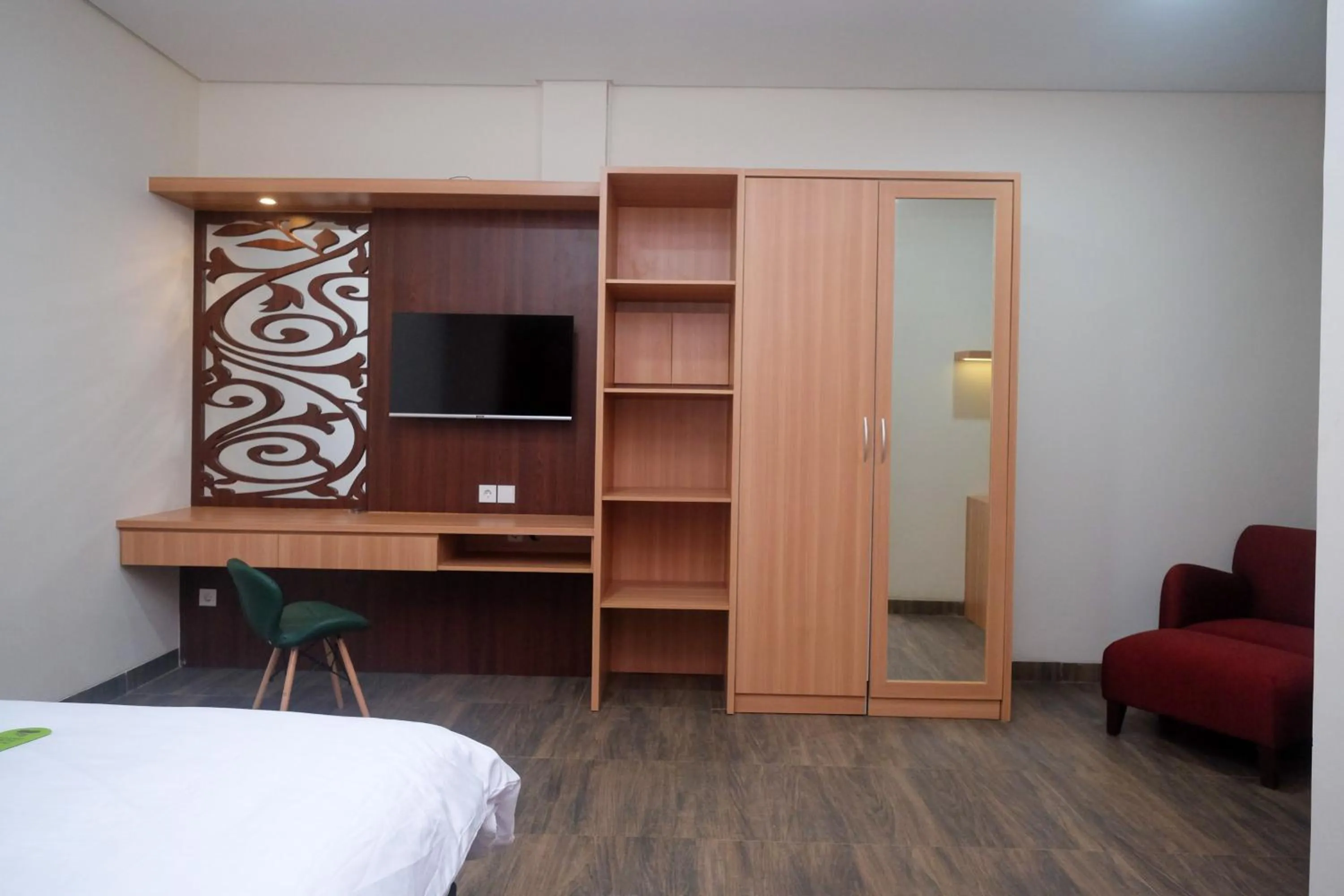 Bedroom, Bed in Urbanview Grand Lotus Hotel by RedDoorz