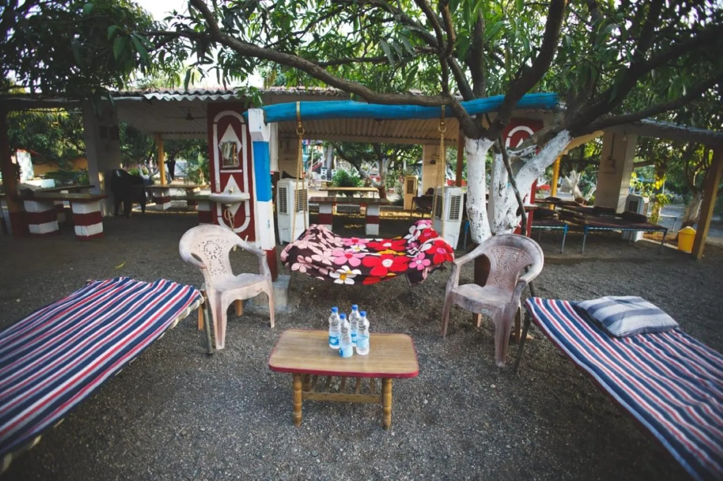 Seating area in Gokul farm house
