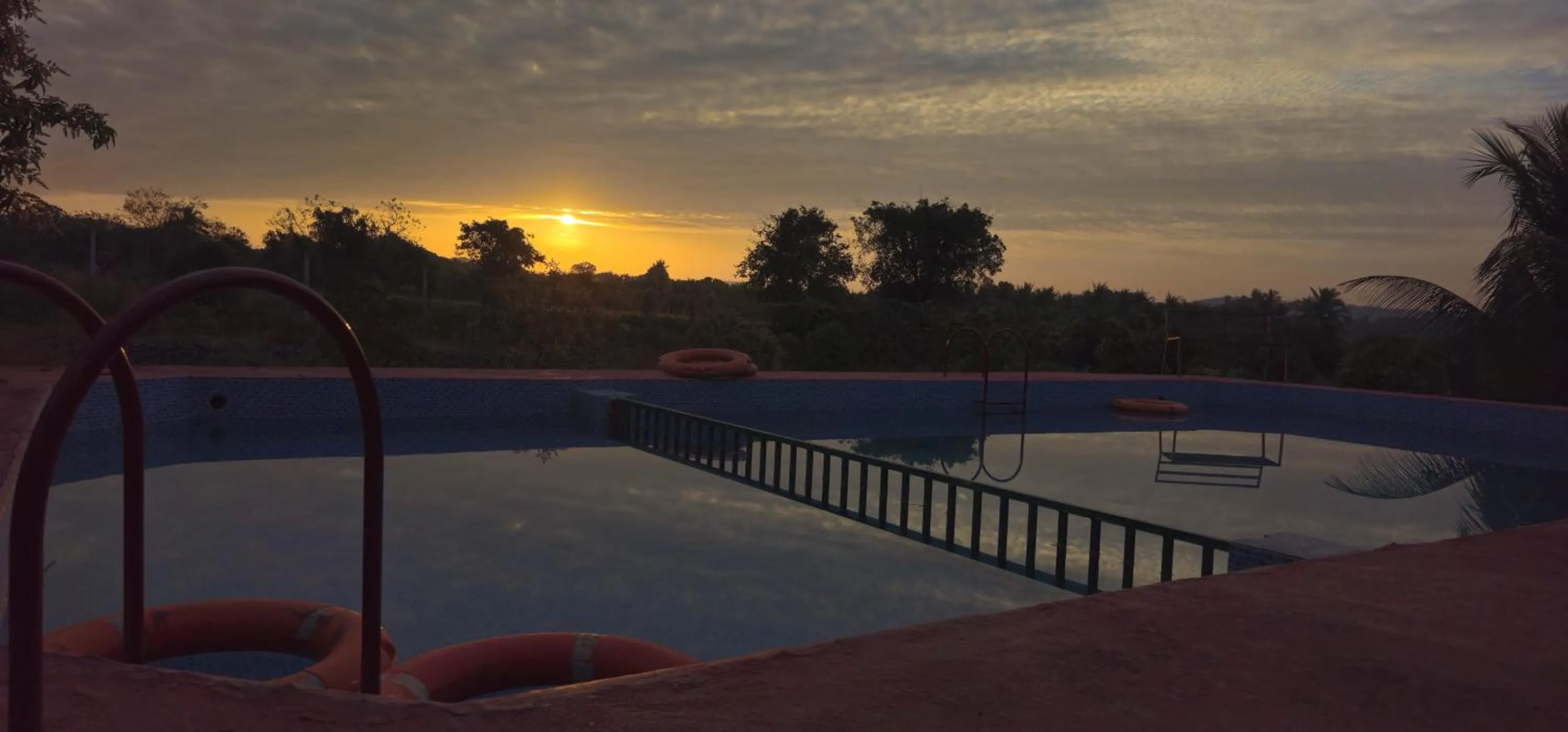 Pool view in Gokul farm house