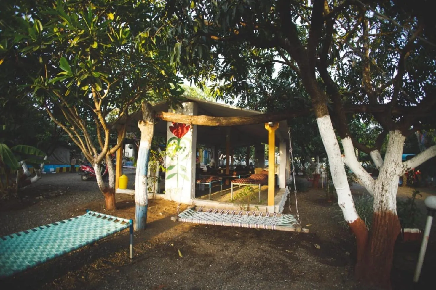 Seating area in Gokul farm house