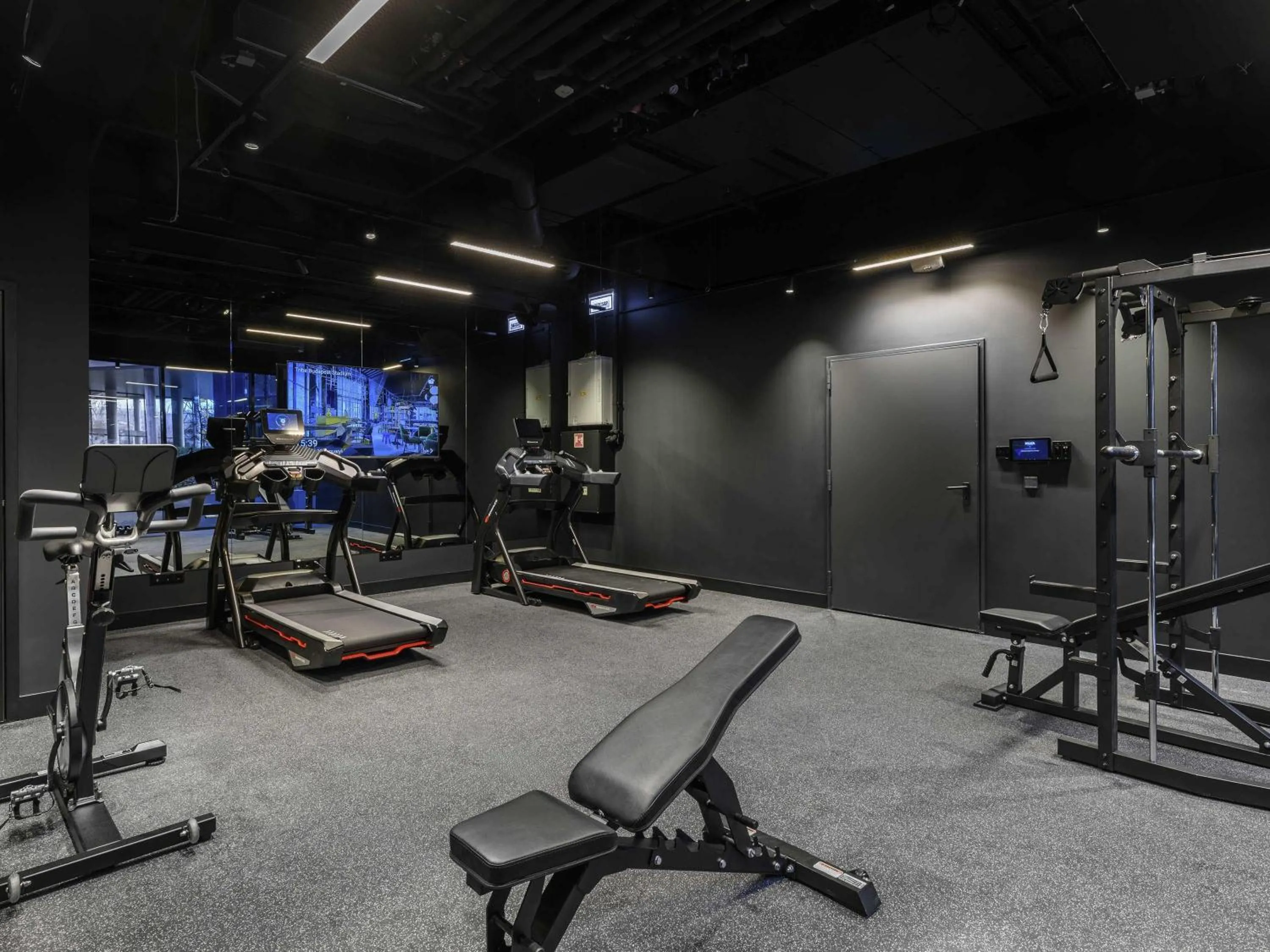 Fitness centre/facilities in TRIBE Budapest Stadium