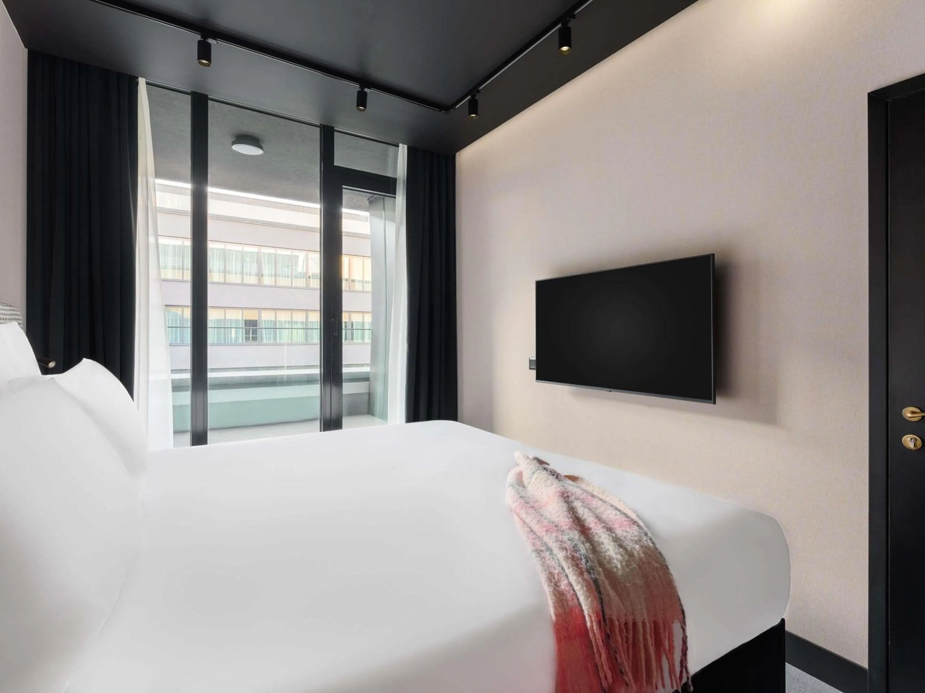 Bedroom, Bed in TRIBE Budapest Stadium