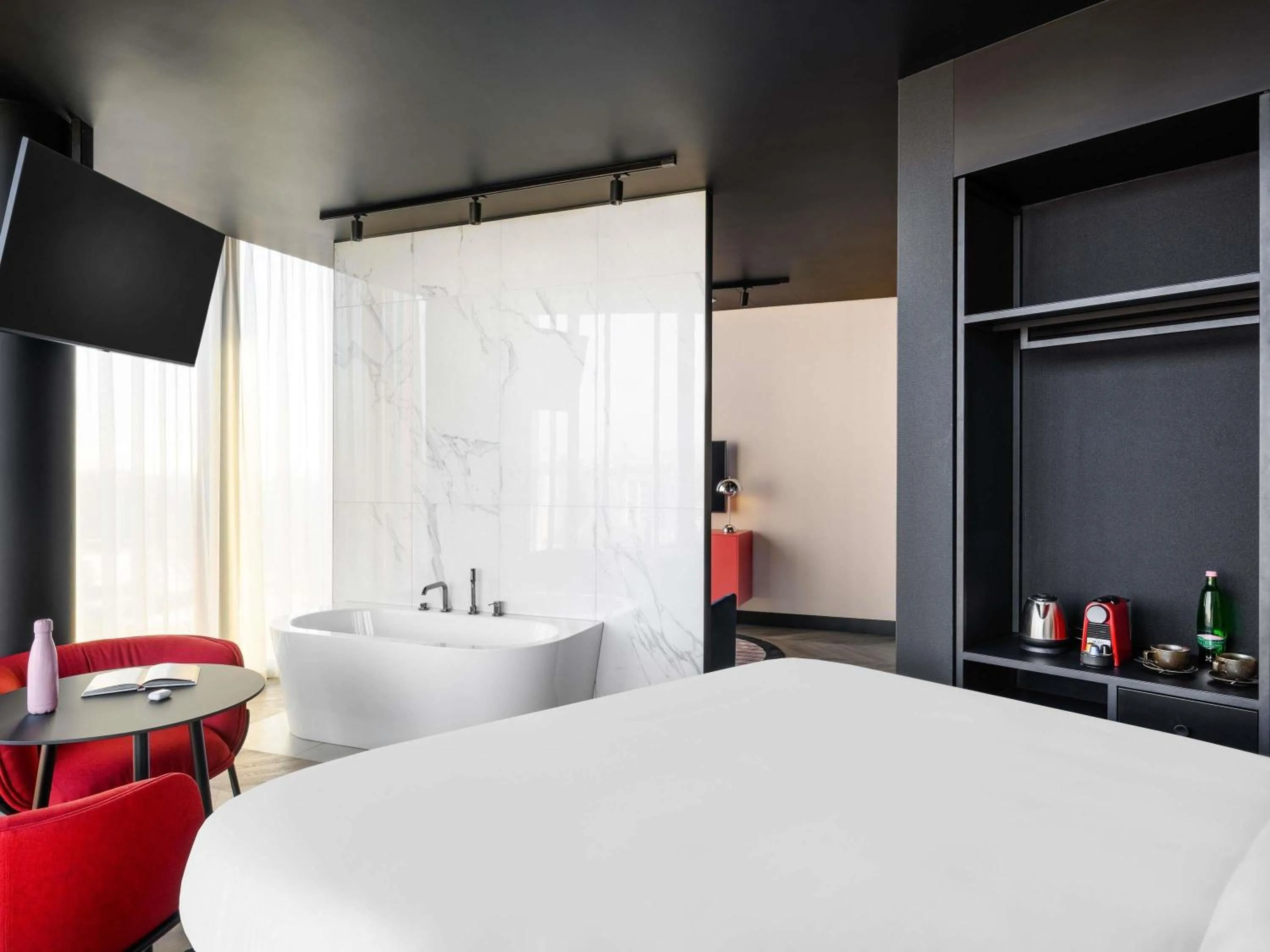 Photo of the whole room, Bed in TRIBE Budapest Stadium