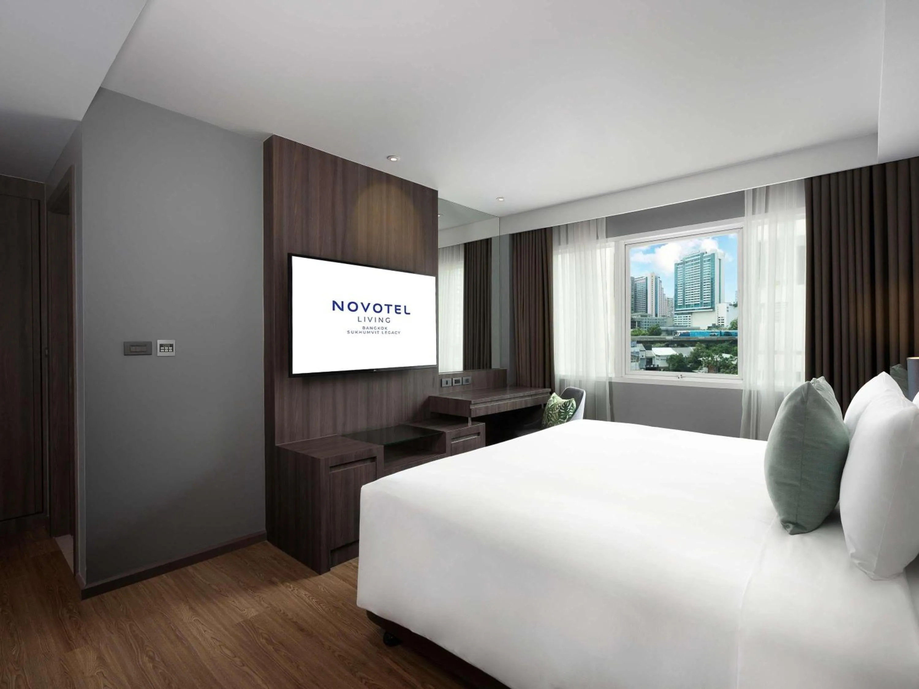 Bedroom, Bed in Novotel Living Bangkok Sukhumvit Legacy