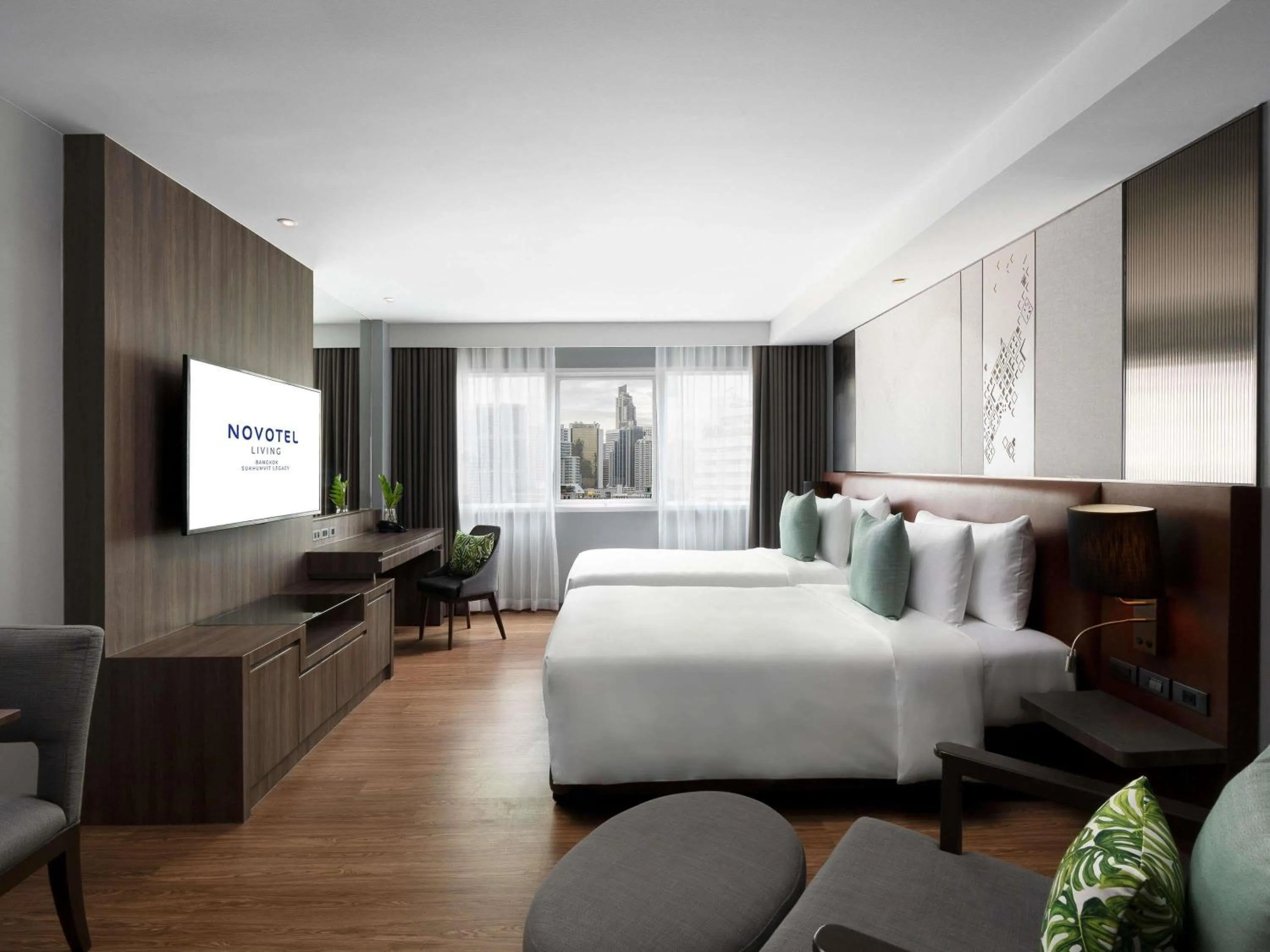 Bedroom, Bed in Novotel Living Bangkok Sukhumvit Legacy