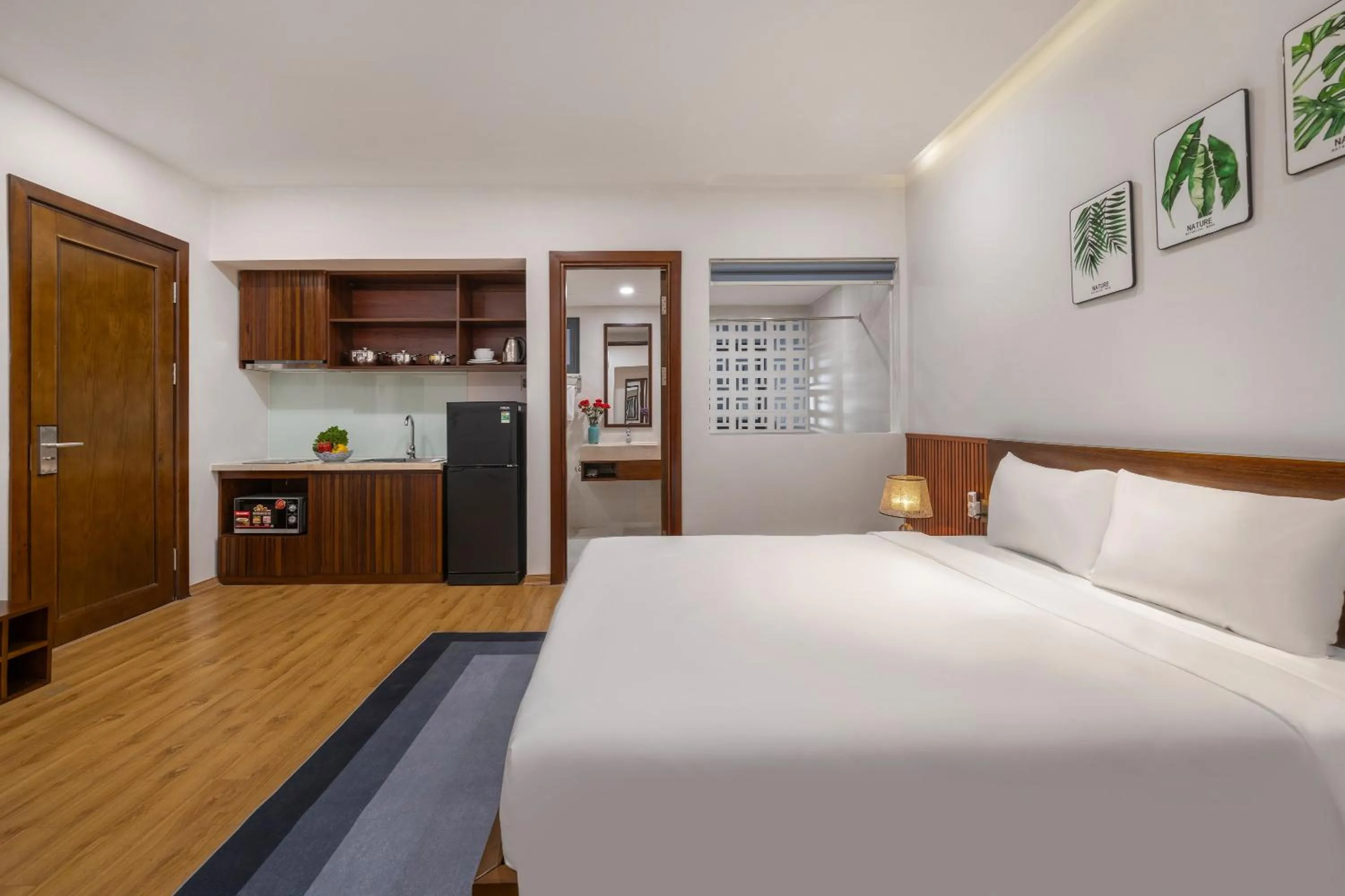 Bed in Dana Boutique Hotel & Apartment